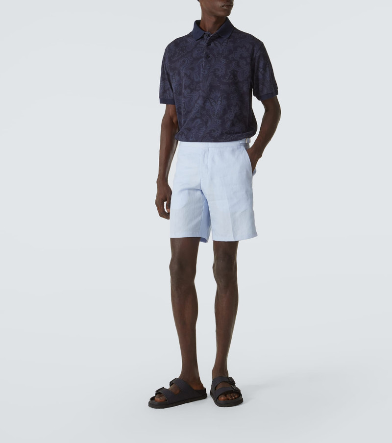 Etro Paisley cotton polo shirt outlook