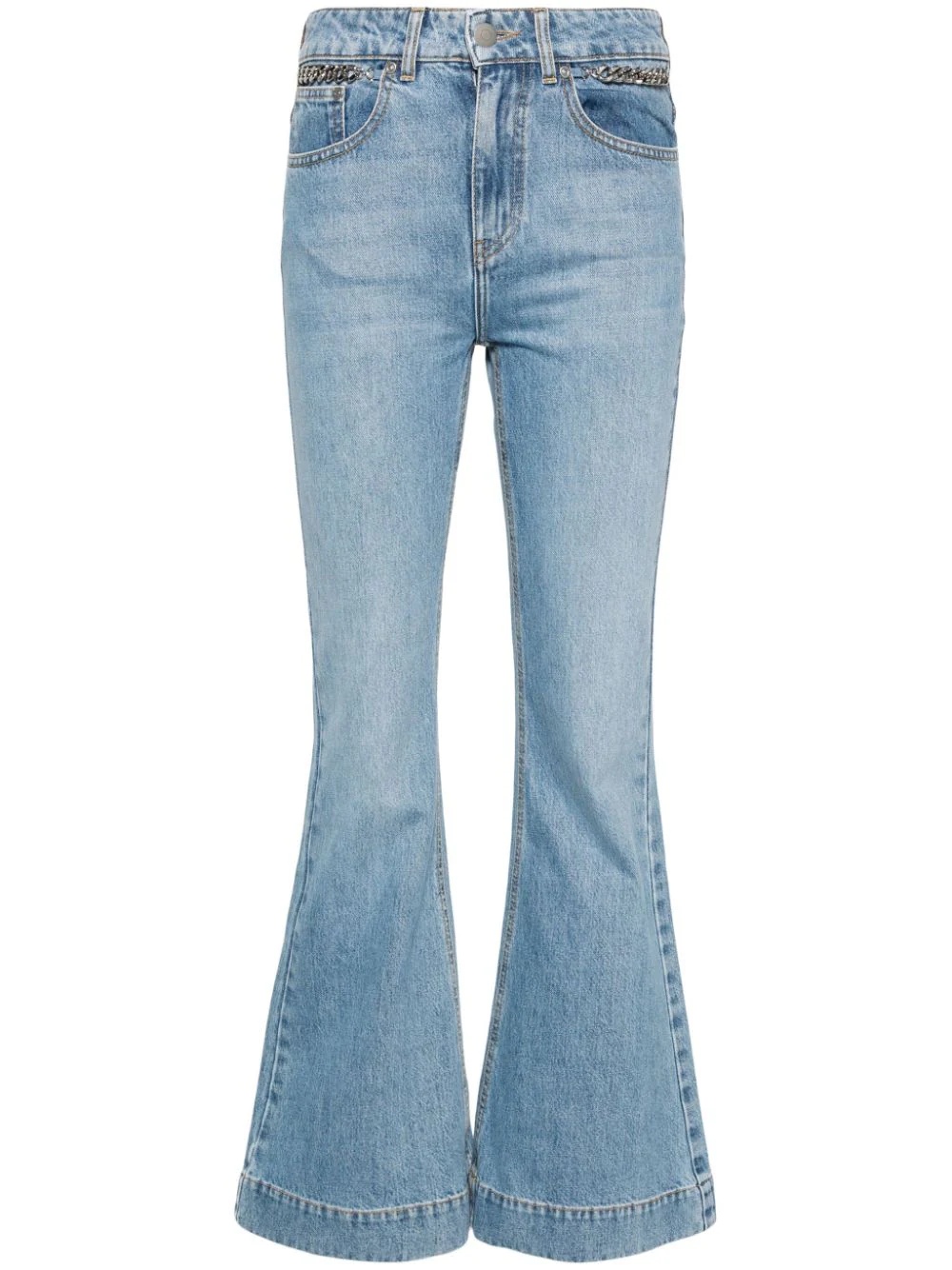 Iconic Falabella Chain Mid Blue Jeans - 1