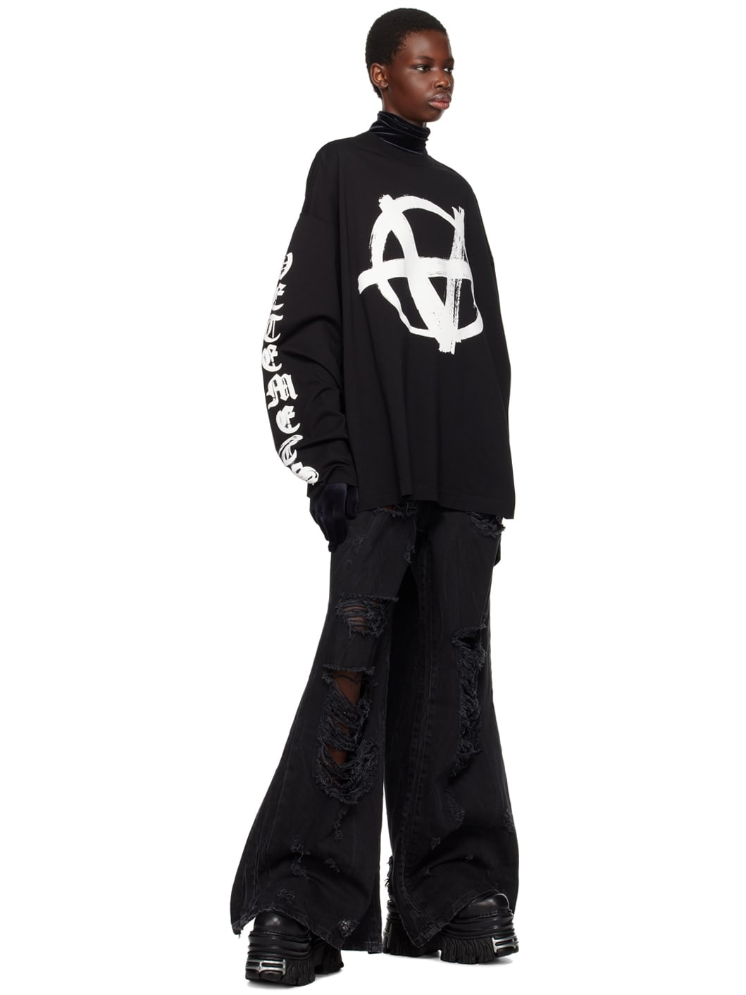 Black New Rock Edition Gamer Boots - 5