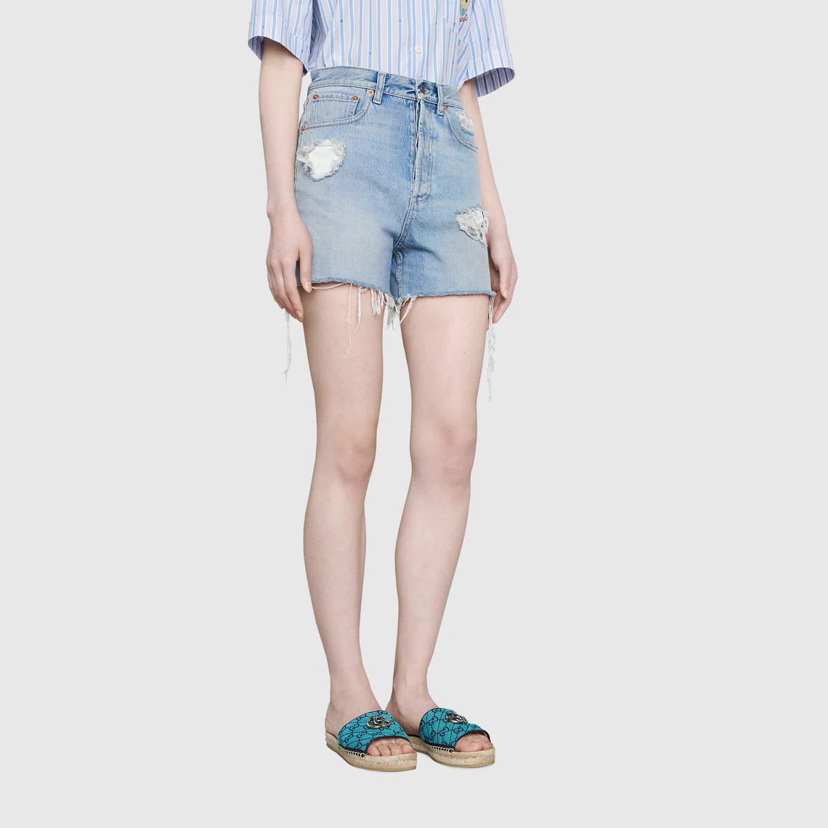 GG Multicolor espadrille sandal - 6