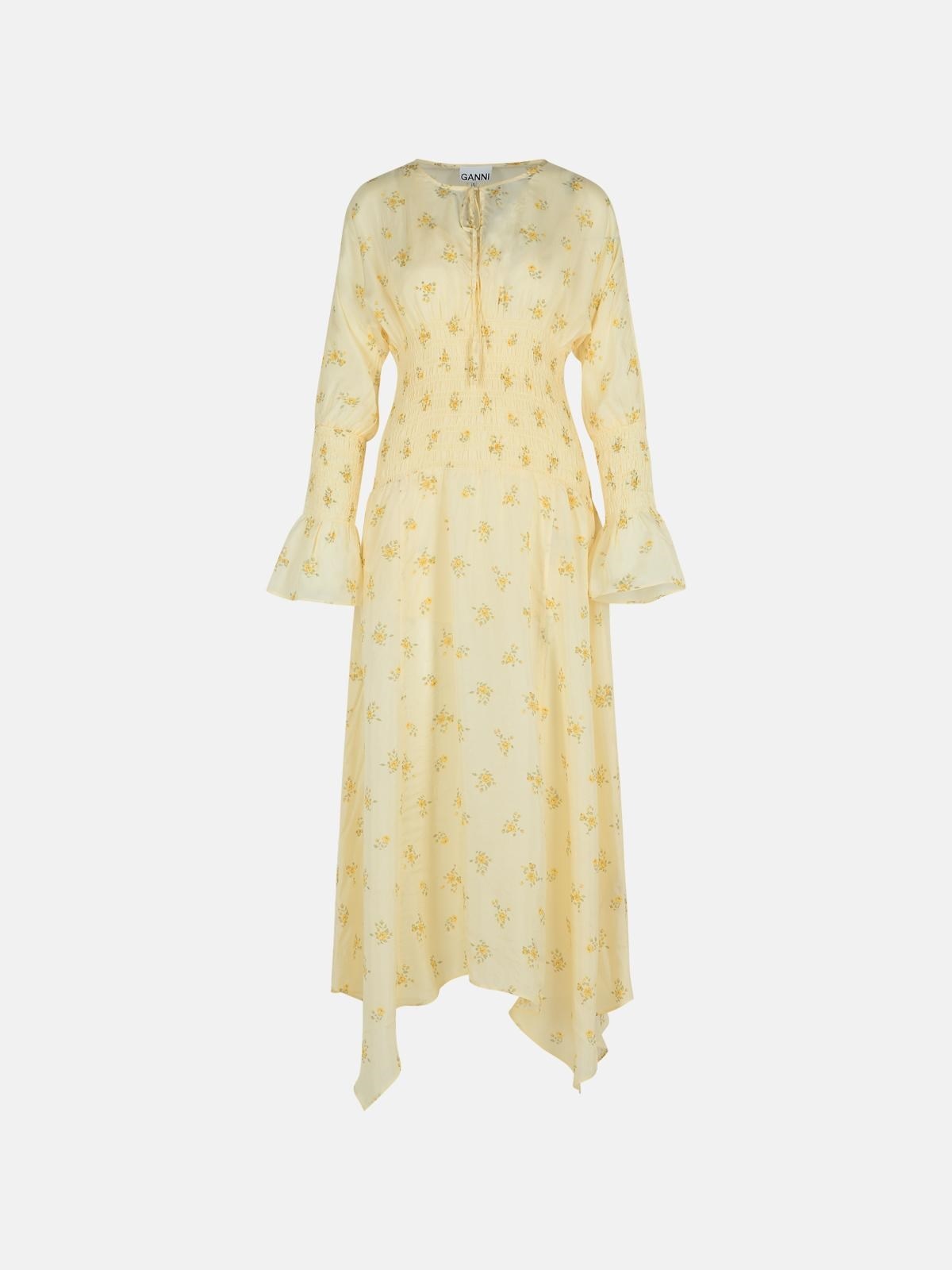 IVORY VISCOSE DRESS - 1