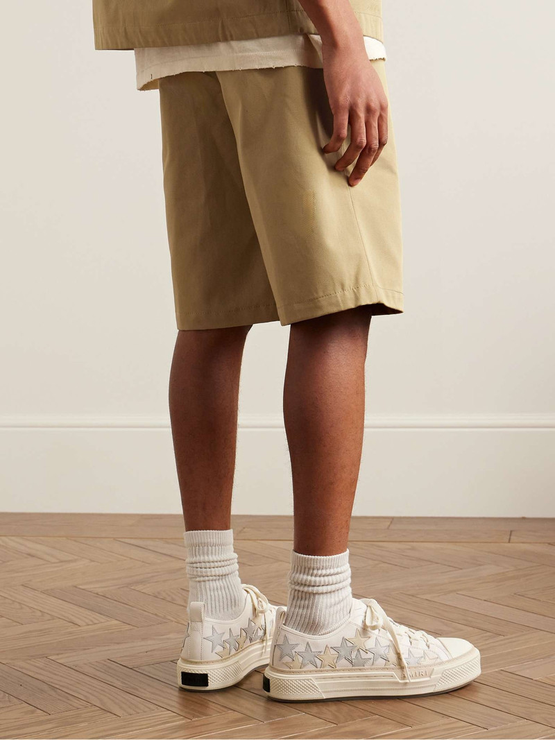 Arts District Straight-Leg Logo-Embroidered Cotton-Drill Shorts 3