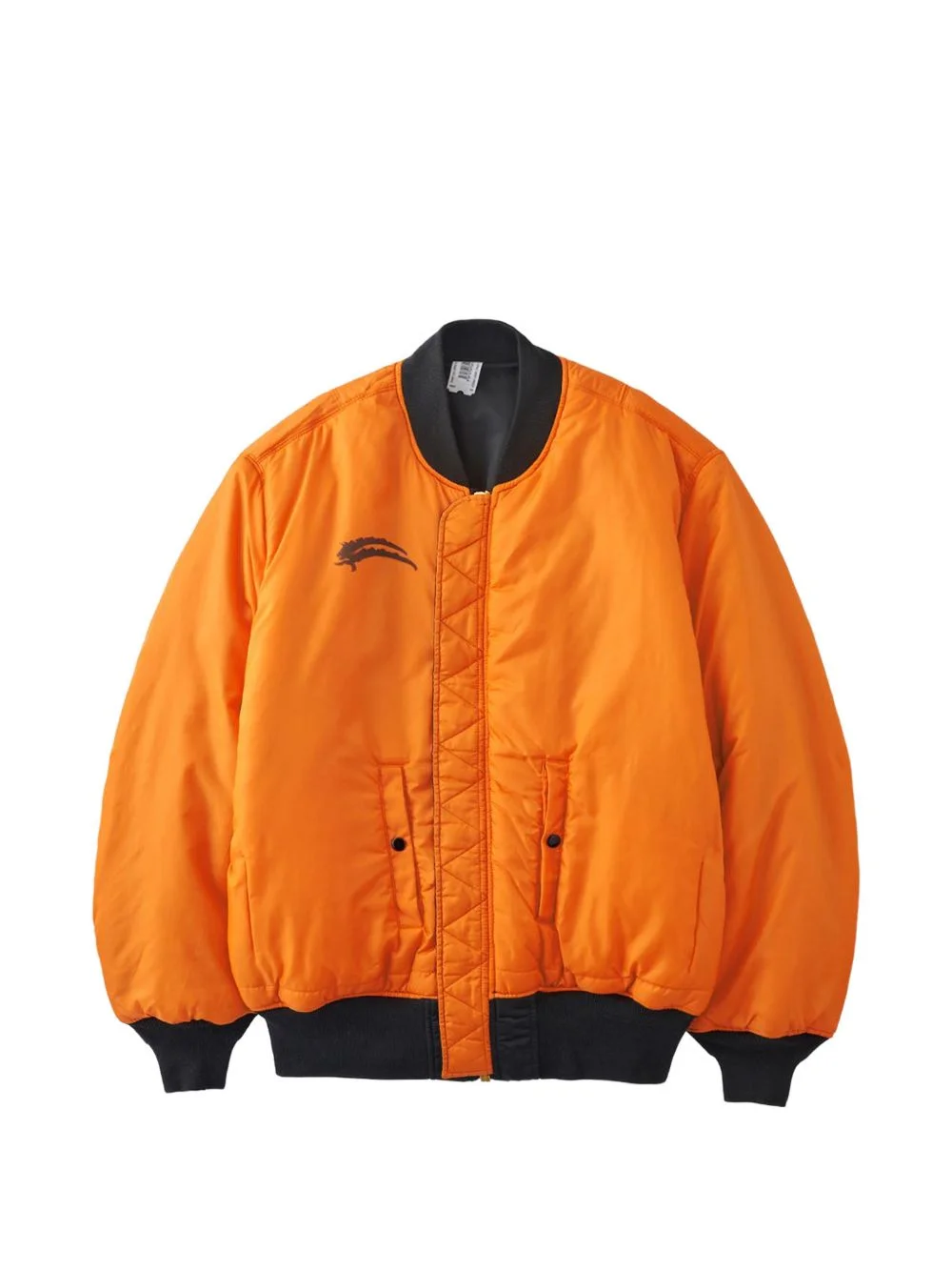 logo reversible bomber jacket - 1
