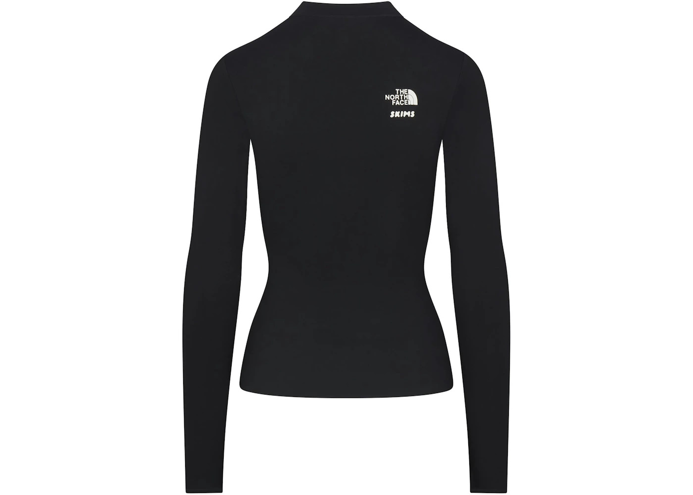 SKIMS x TNF Refina Long Sleeve Top Onyx - 2