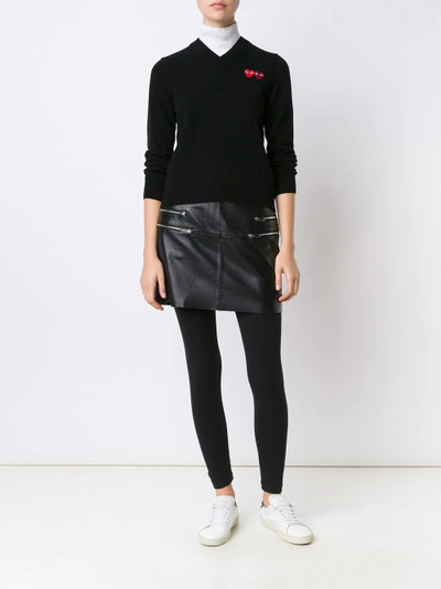 Comme des Garçons PLAY v neck jumper outlook