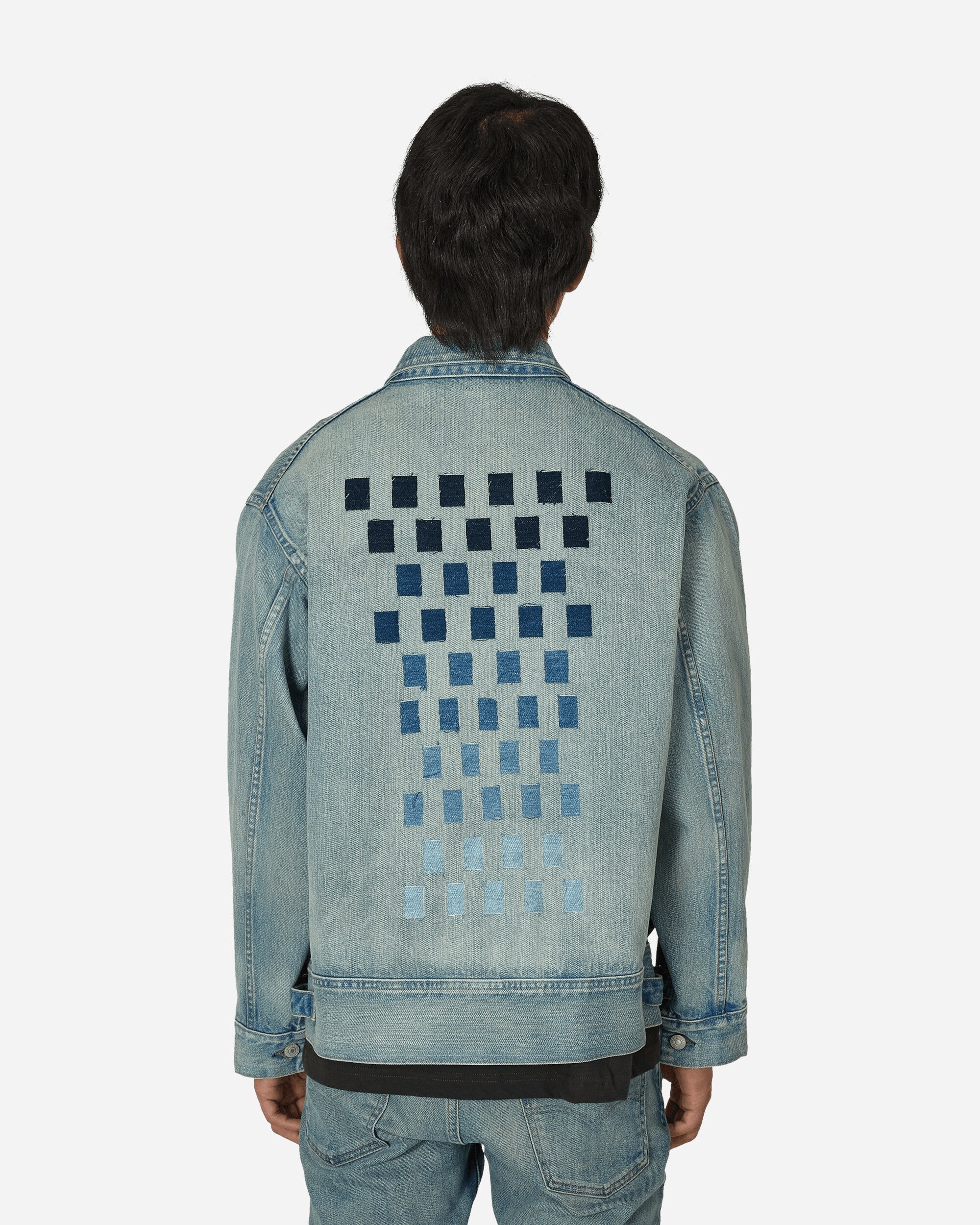 Made in Japan Utility Trucker Jacket Blue - 3