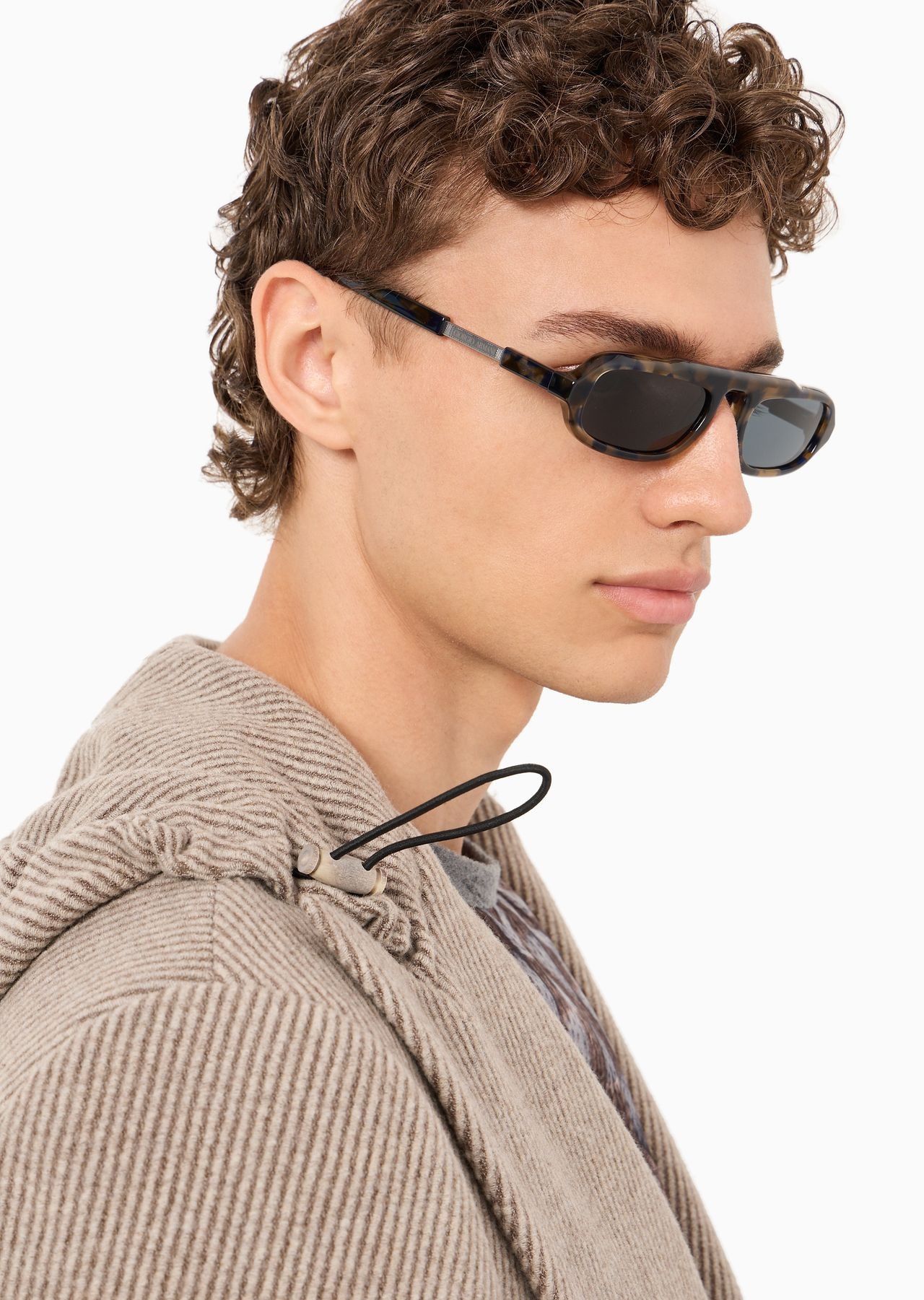 Men’s rectangular sunglasses - 5