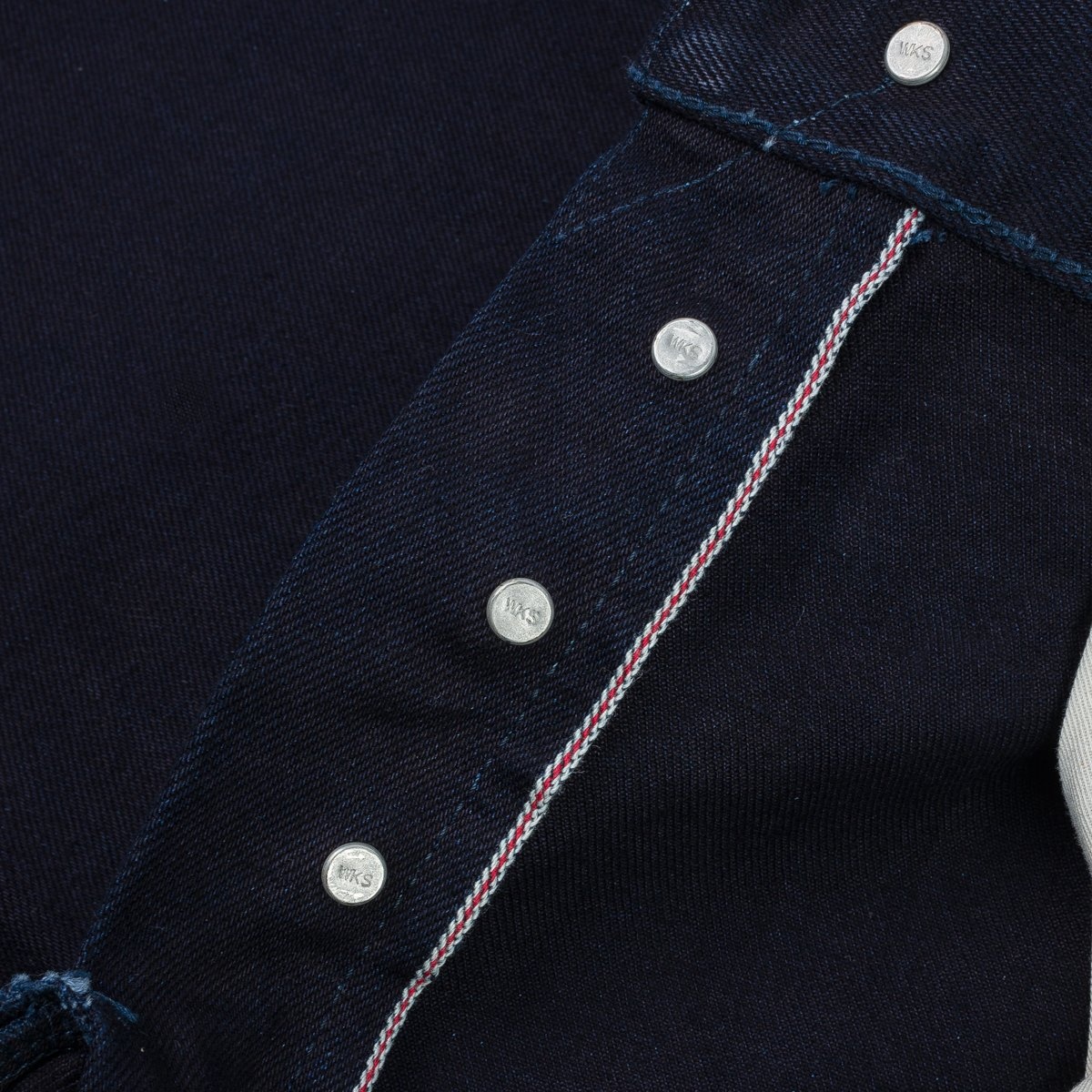 IH-634S-14ii 14oz Selvedge Denim Straight Cut Jeans - Indigo/Indigo - 13