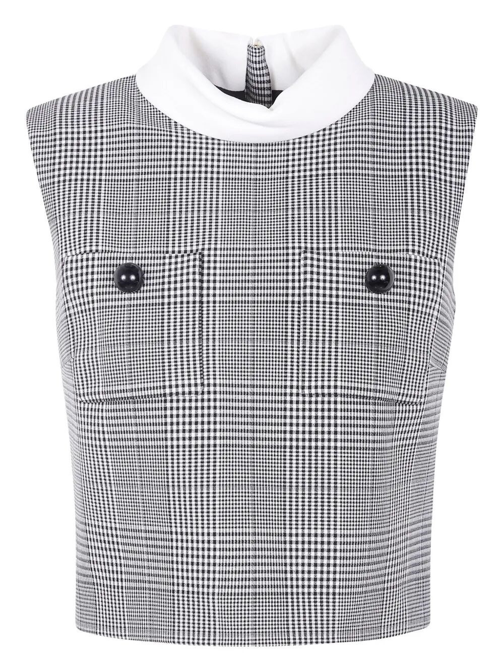 The Prince Of Wales Check Top by Self-Portrait is a striking addition to your wardrobe. Crafted from - 1