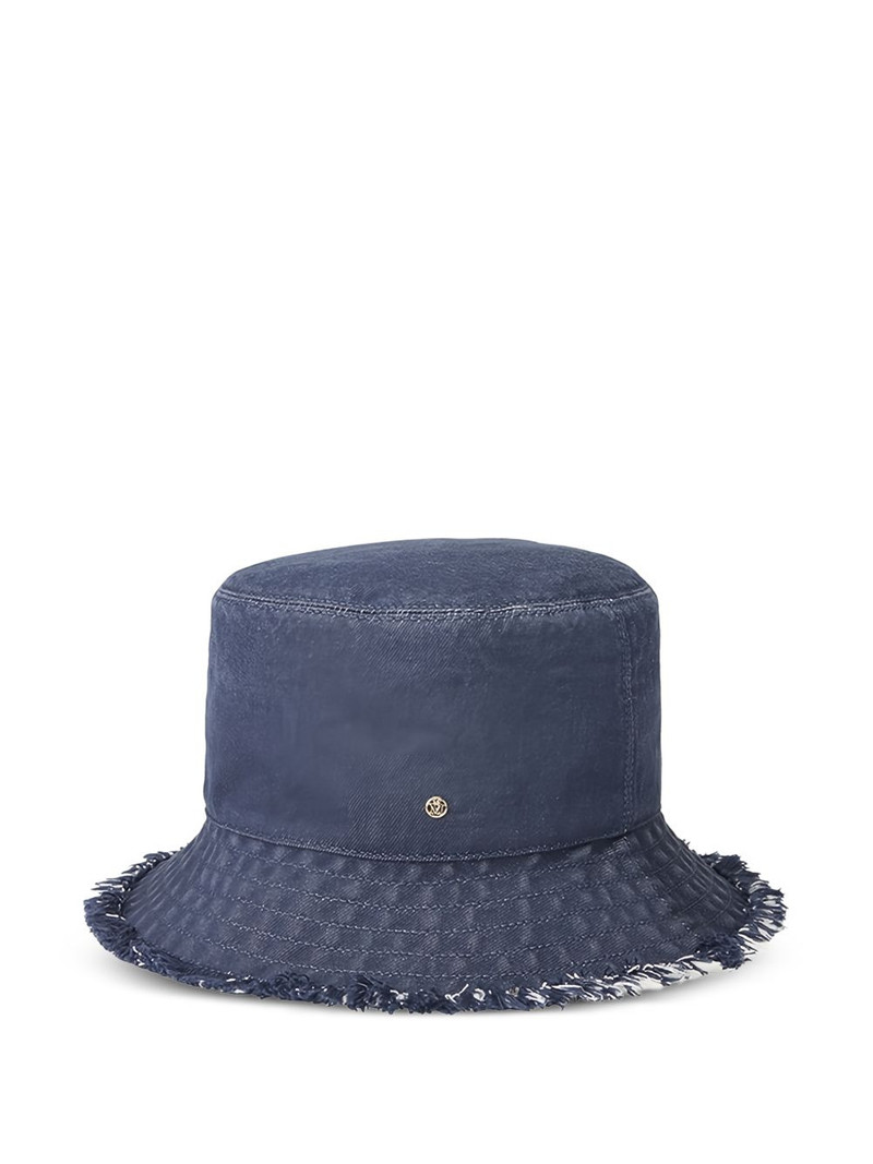 Jason fringed appliqué hat 1
