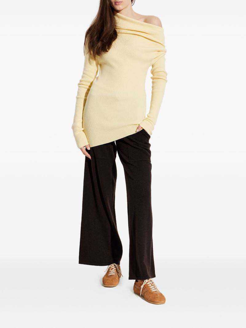 LISA YANG Agie draped roll-neck knitted top outlook