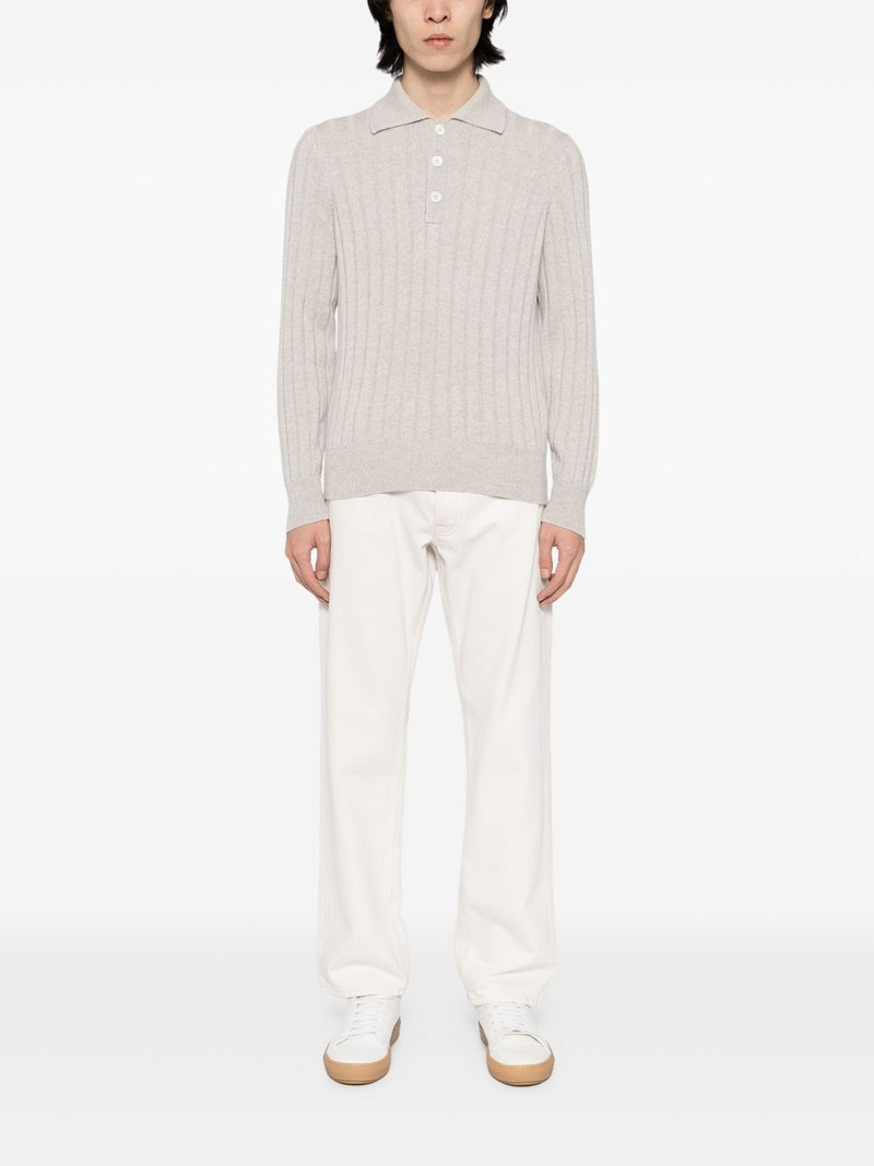 Brunello Cucinelli cashmere polo shirt outlook