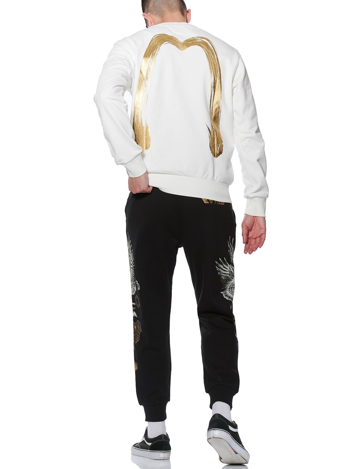 KAMON AND DAICOCK FOIL PRINT SWEATSHIRT - 5