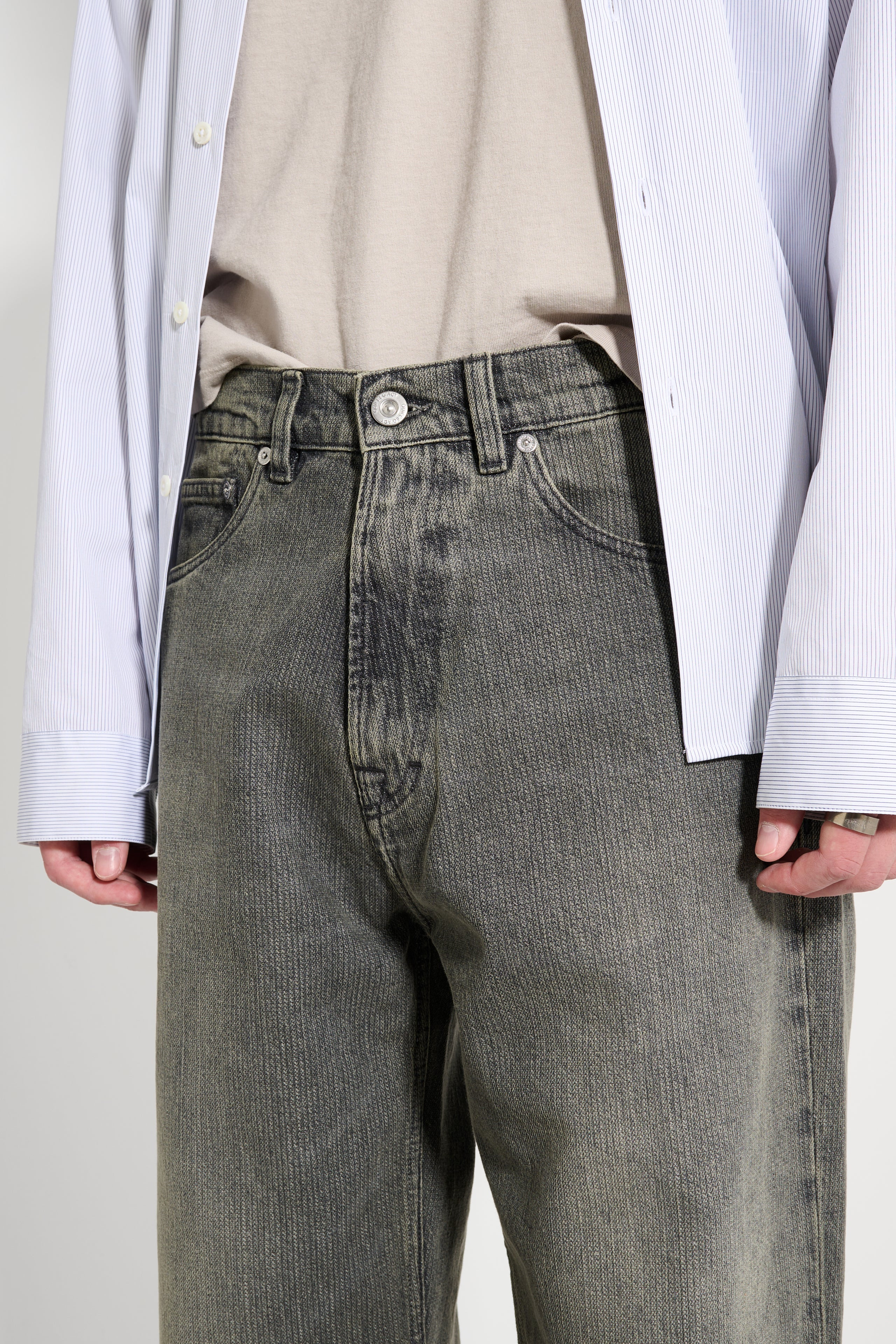 OUR LEGACY THIRD CUT ASH DUST CHAIN TWILL - 3