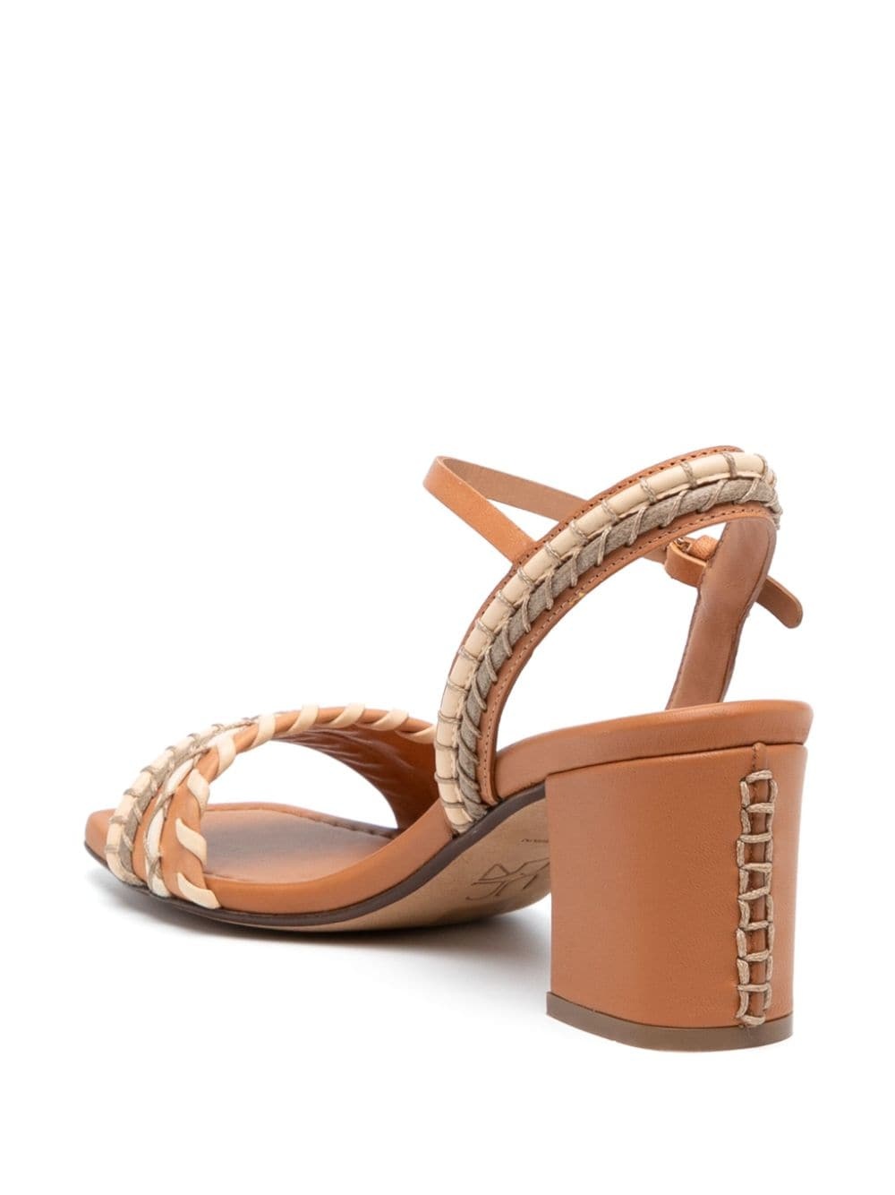 Sofia 70mm interwoven leather sandals - 3