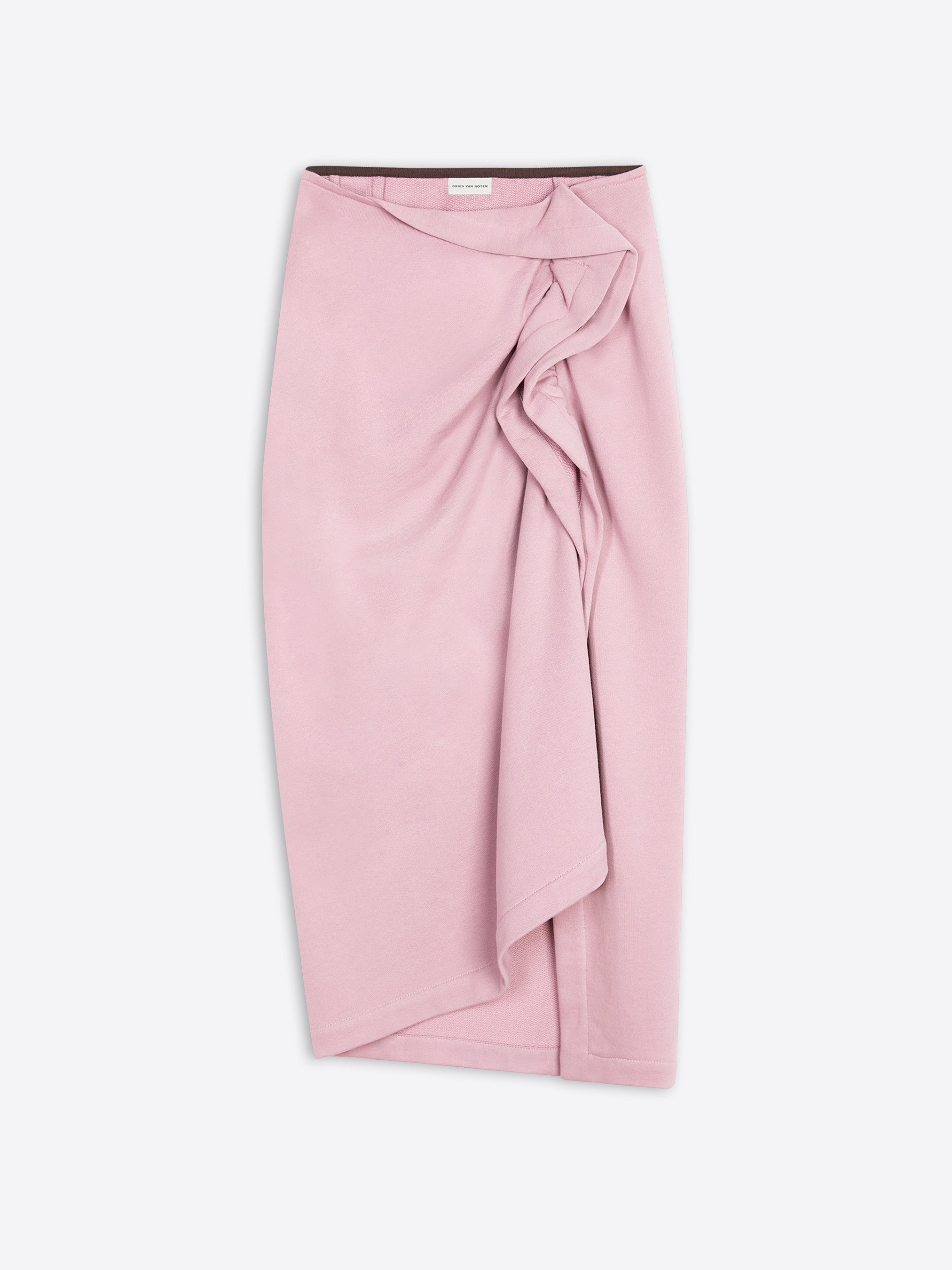Dries Van Noten RUFFLED COTTON SKIRT | REVERSIBLE
