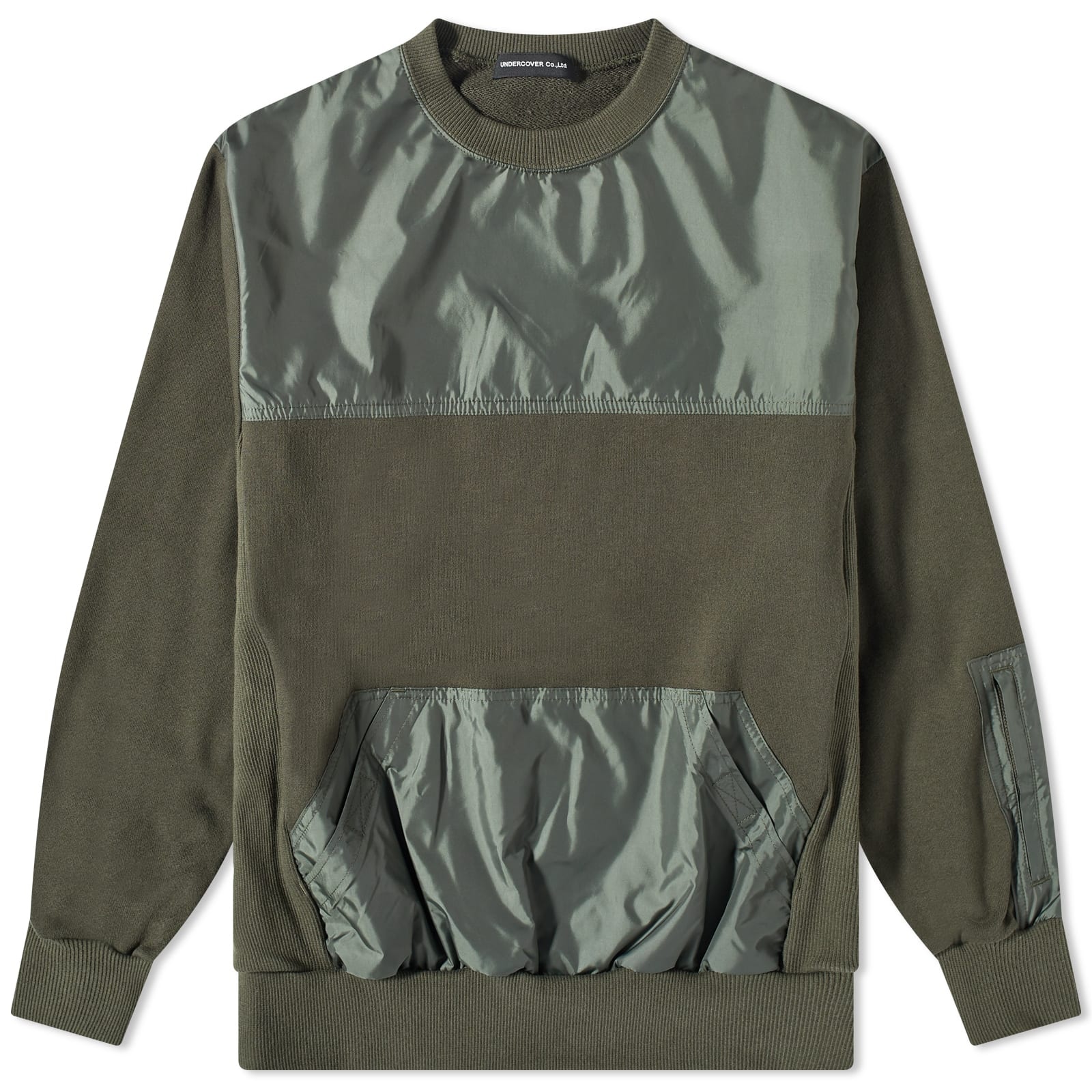 Undercover Nylon Pocket Crew Sweat - 1