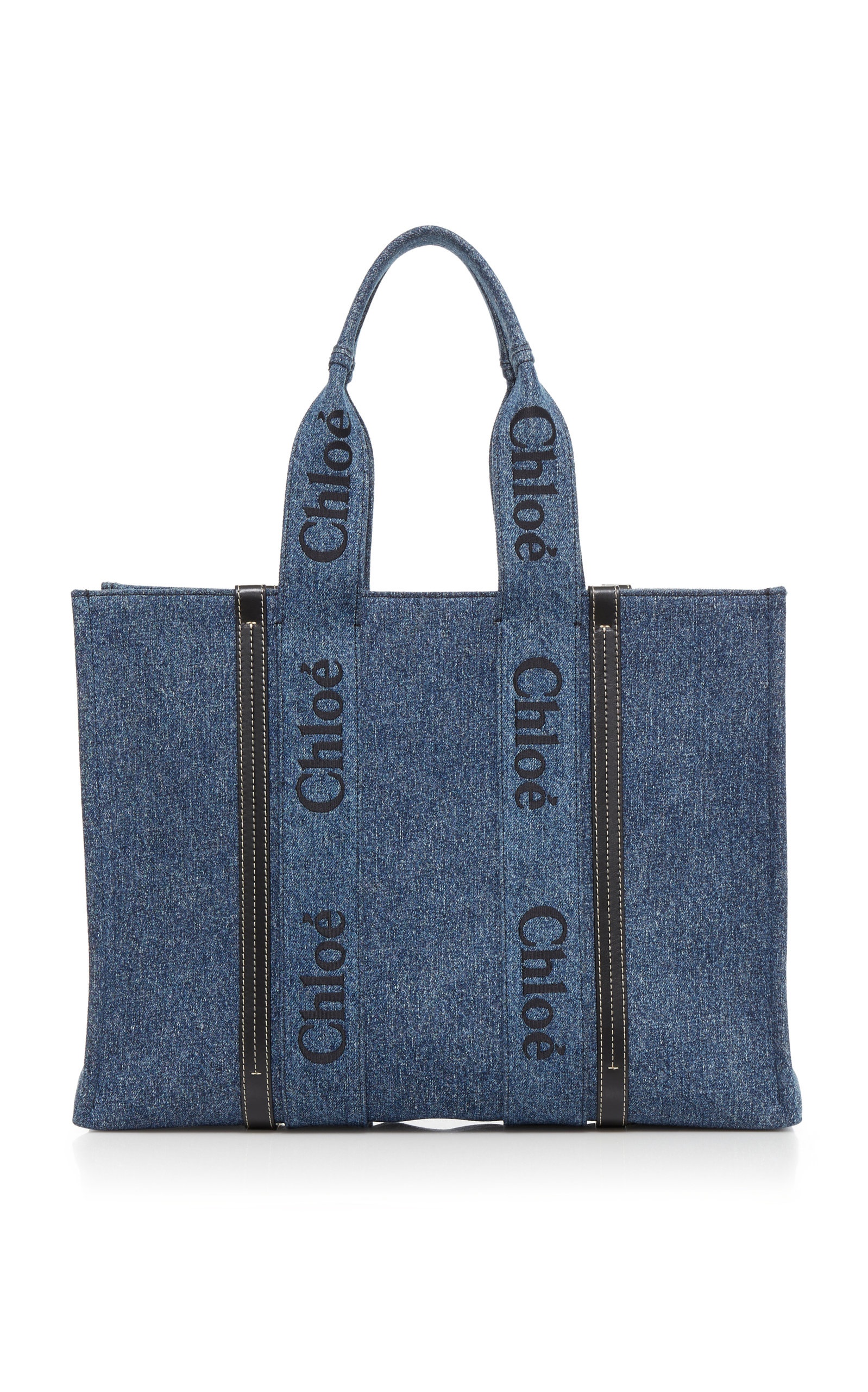 Woody Denim Tote Bag dark wash - 1