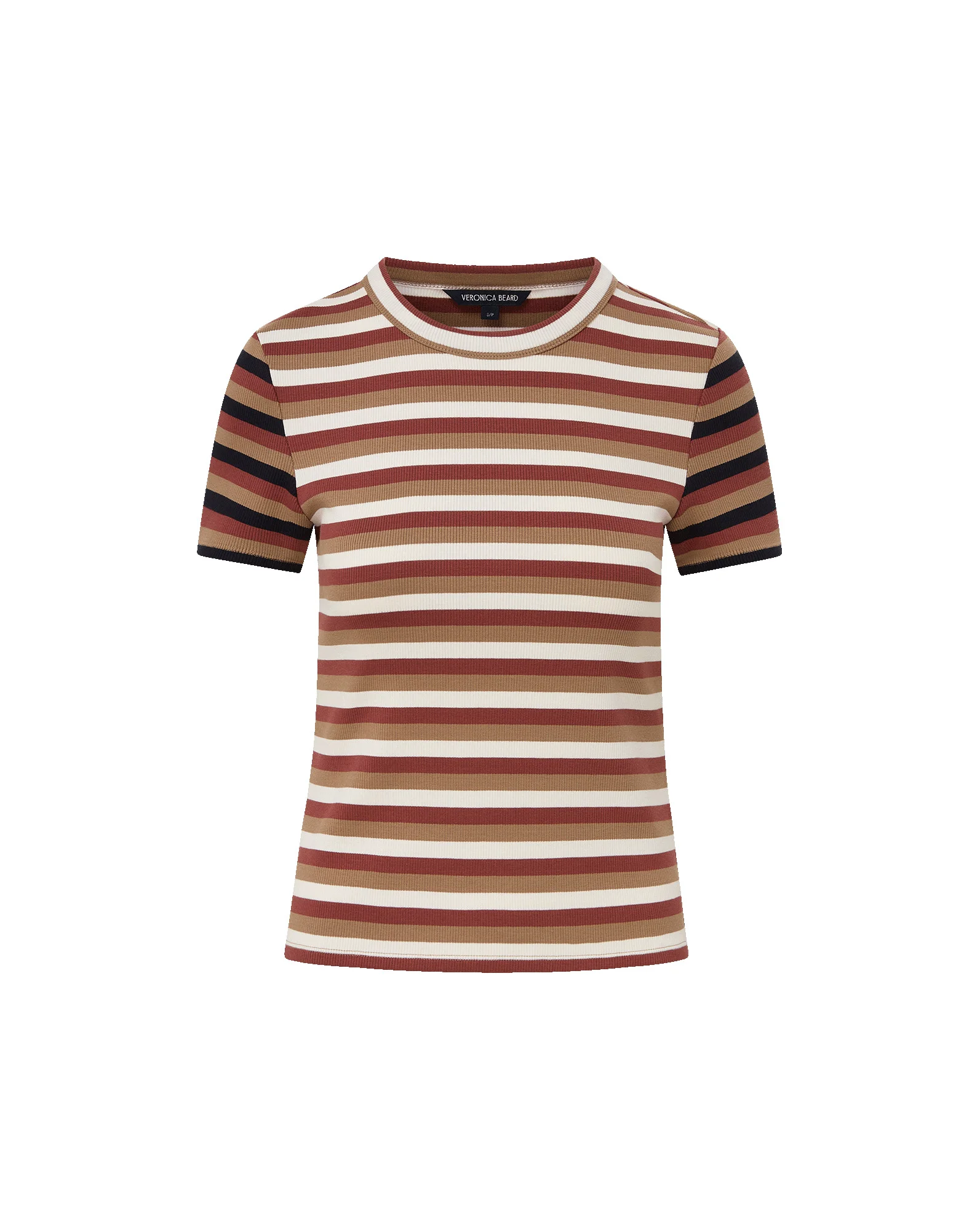 PRUITT STRIPED RIBBED T-SHIRT - 1