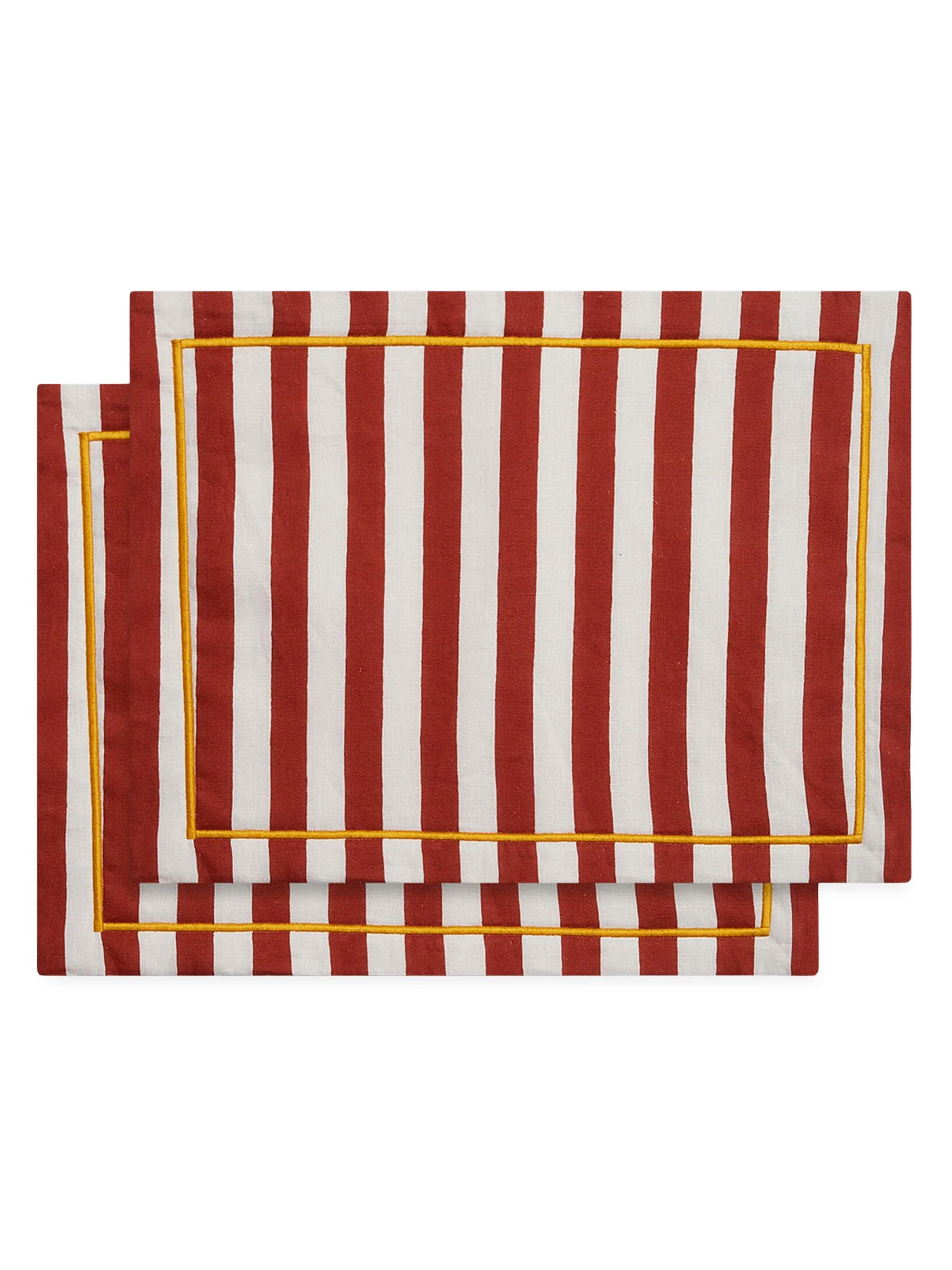 Placemat Set of 2 - Riviera Mattone - 1