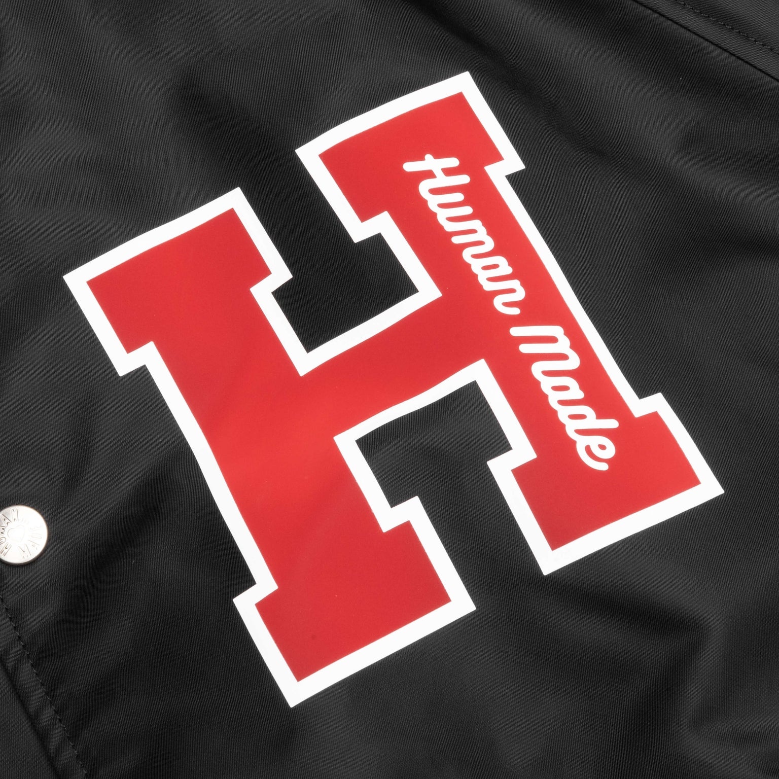 NYLON STADIUM JACKET - BLACK - 3