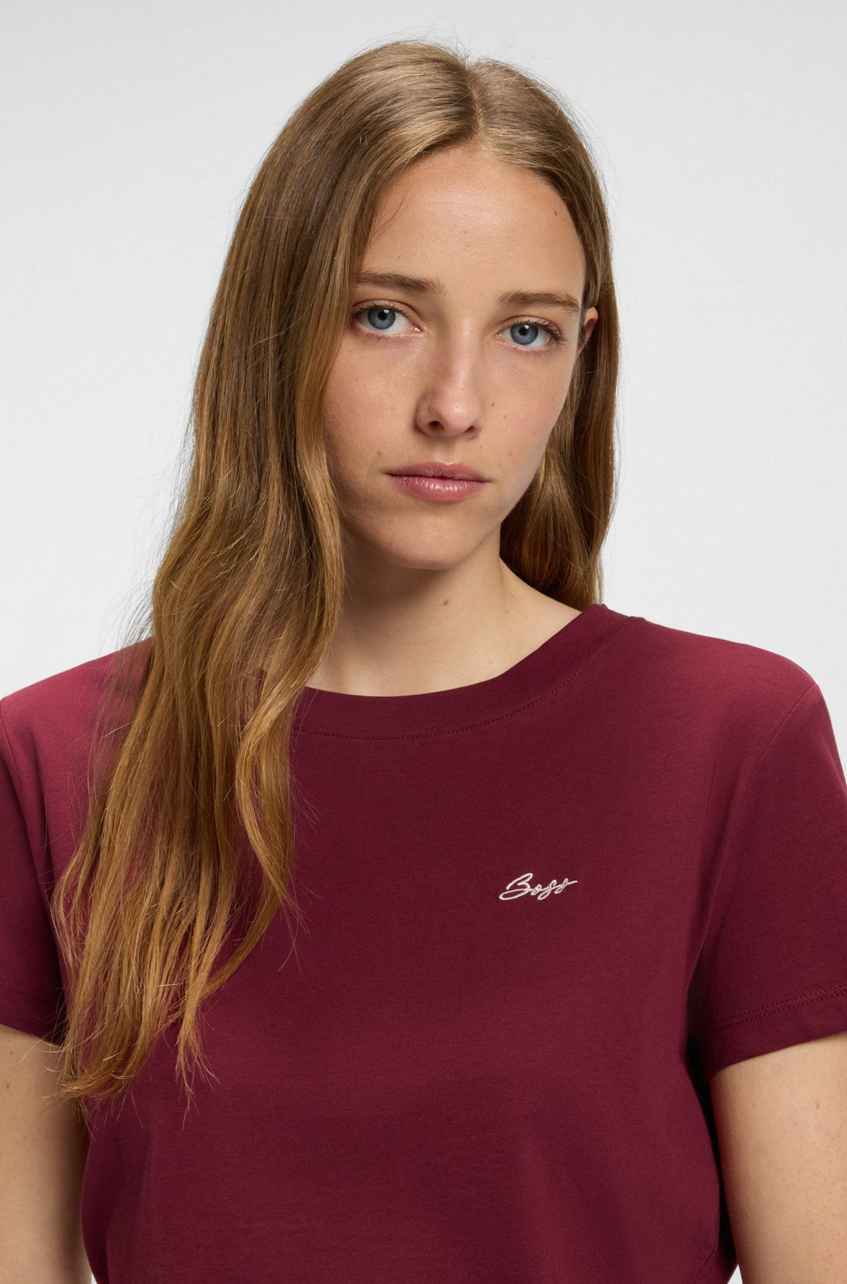 COTTON JERSEY T-SHIRT WITH HANDWRITTEN-LOGO PRINT - 5