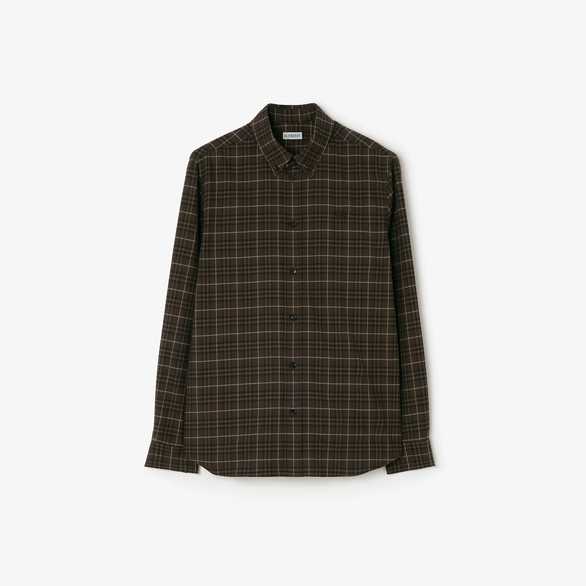 Relaxed Fit Check Cotton Shirt - 1