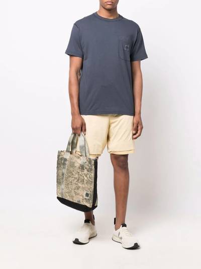 Stone Island Shadow Project speckled-cotton bermuda shorts outlook