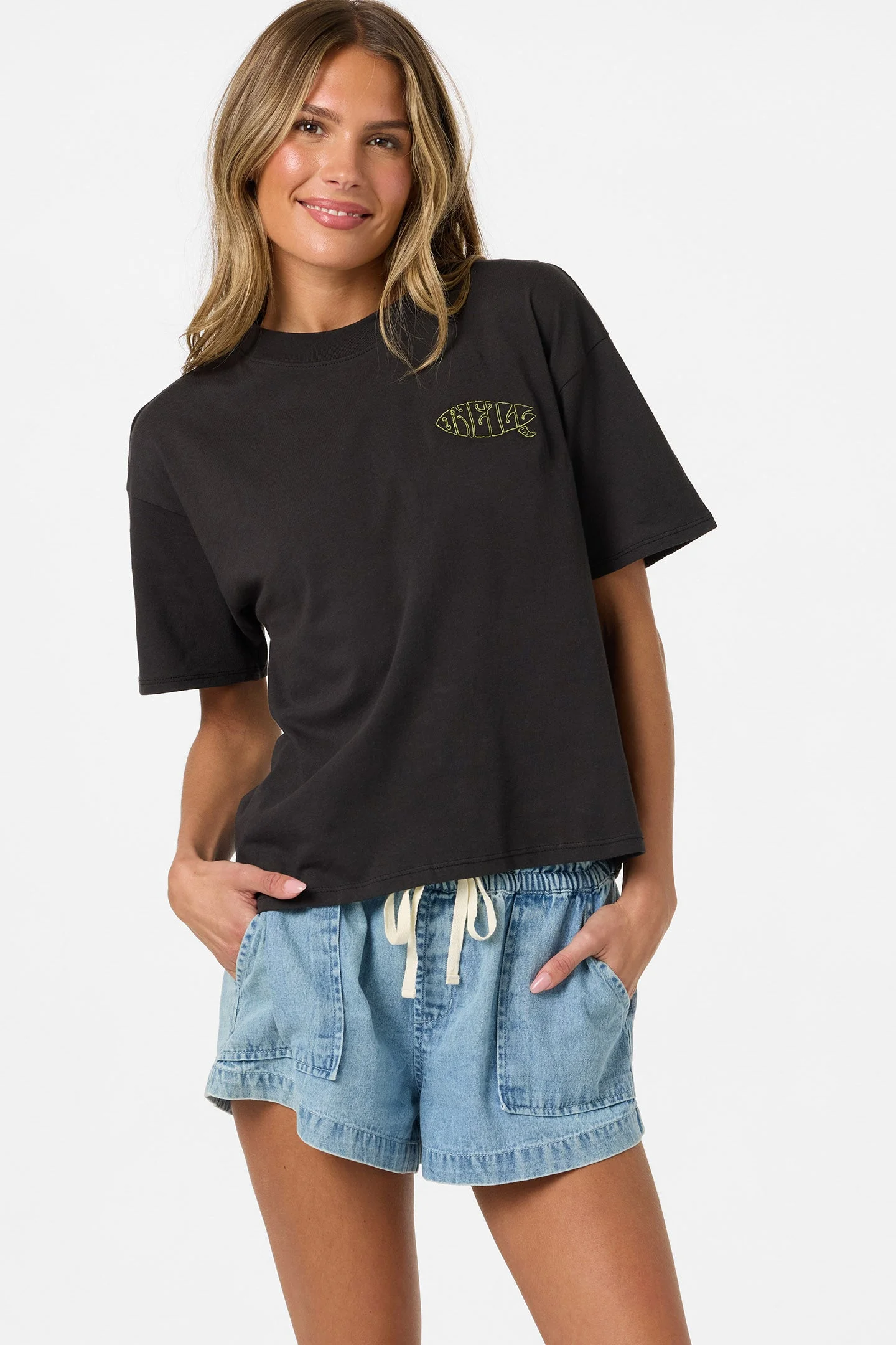 Board Embroidered Easy Tee - 1