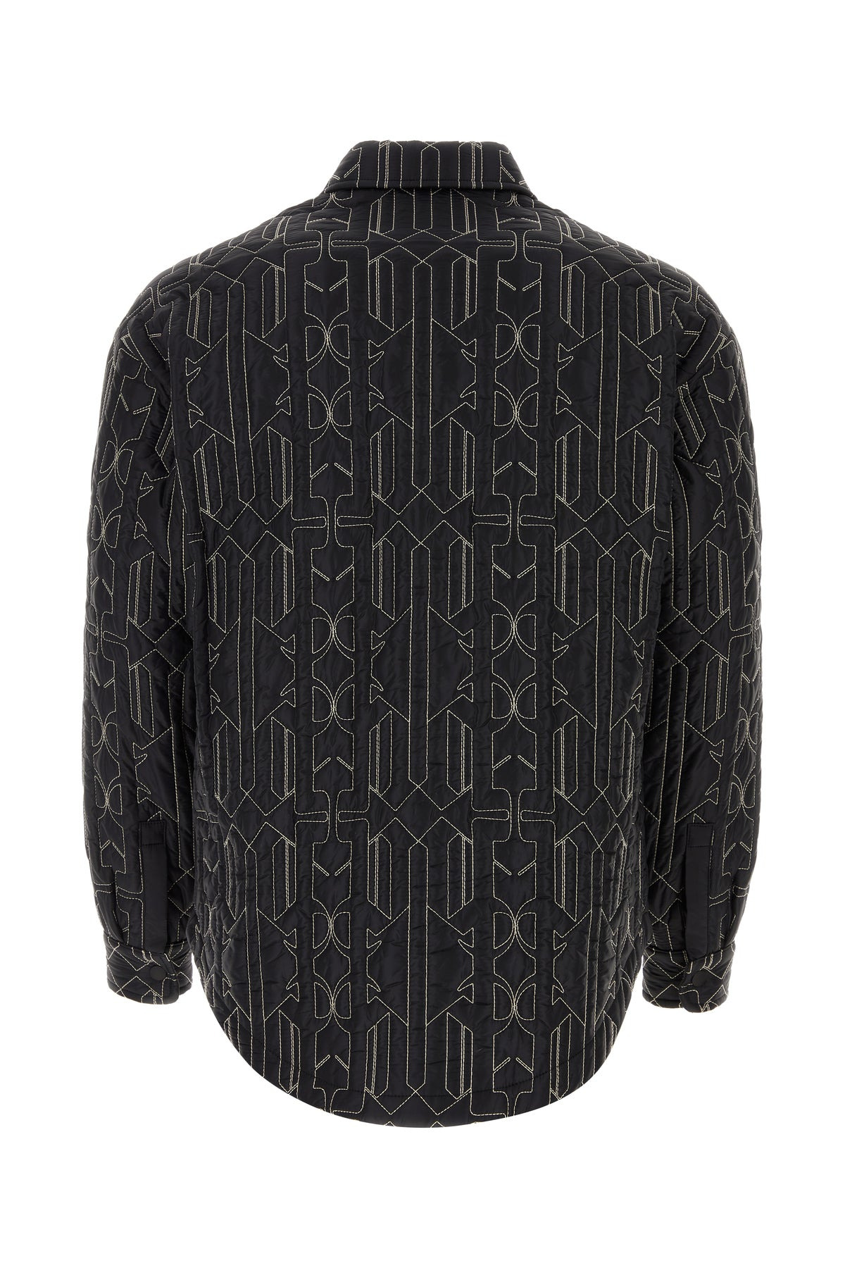 Embroidered nylon padded shirt - 2