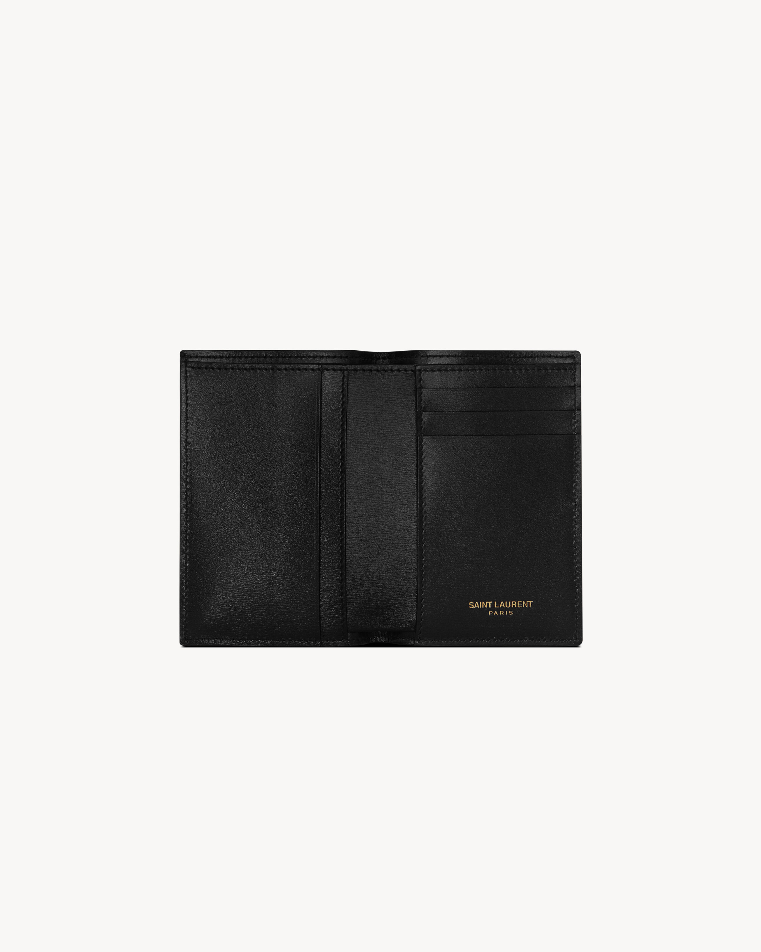 TINY CASSANDRE CREDIT CARD WALLET IN SHINY LEATHER - 4