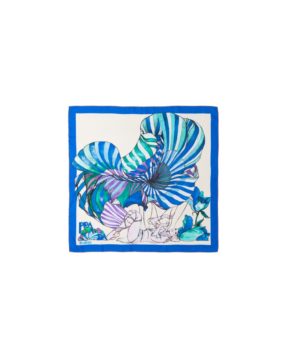 Fantasy 90 silk foulard - 3