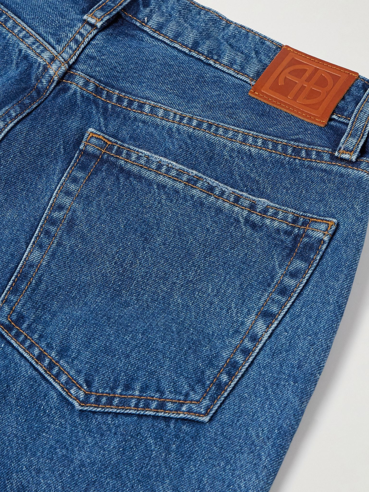 Roy mid-rise straight-leg jeans Dark denim - 6