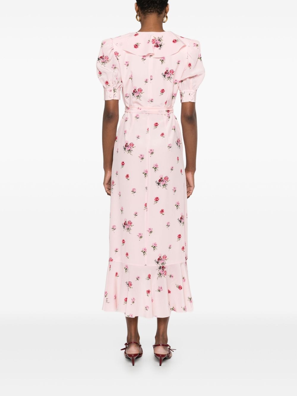 floral midi dress - 4