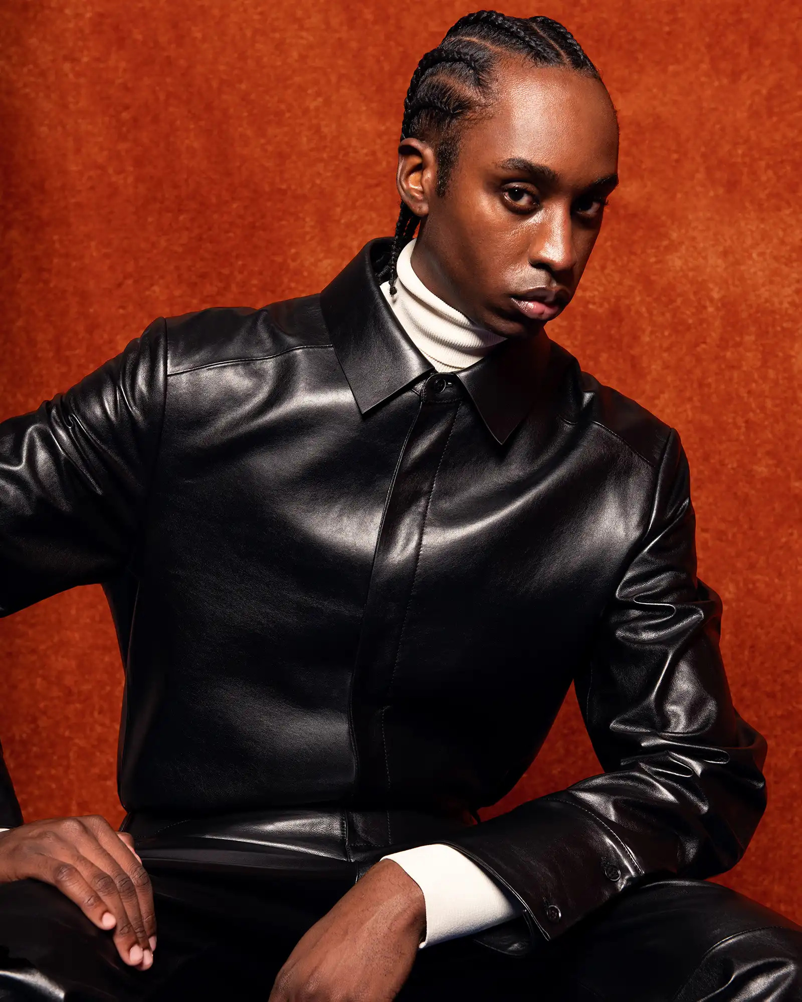 LEGACY SHIRT BLACK LEATHER - 7