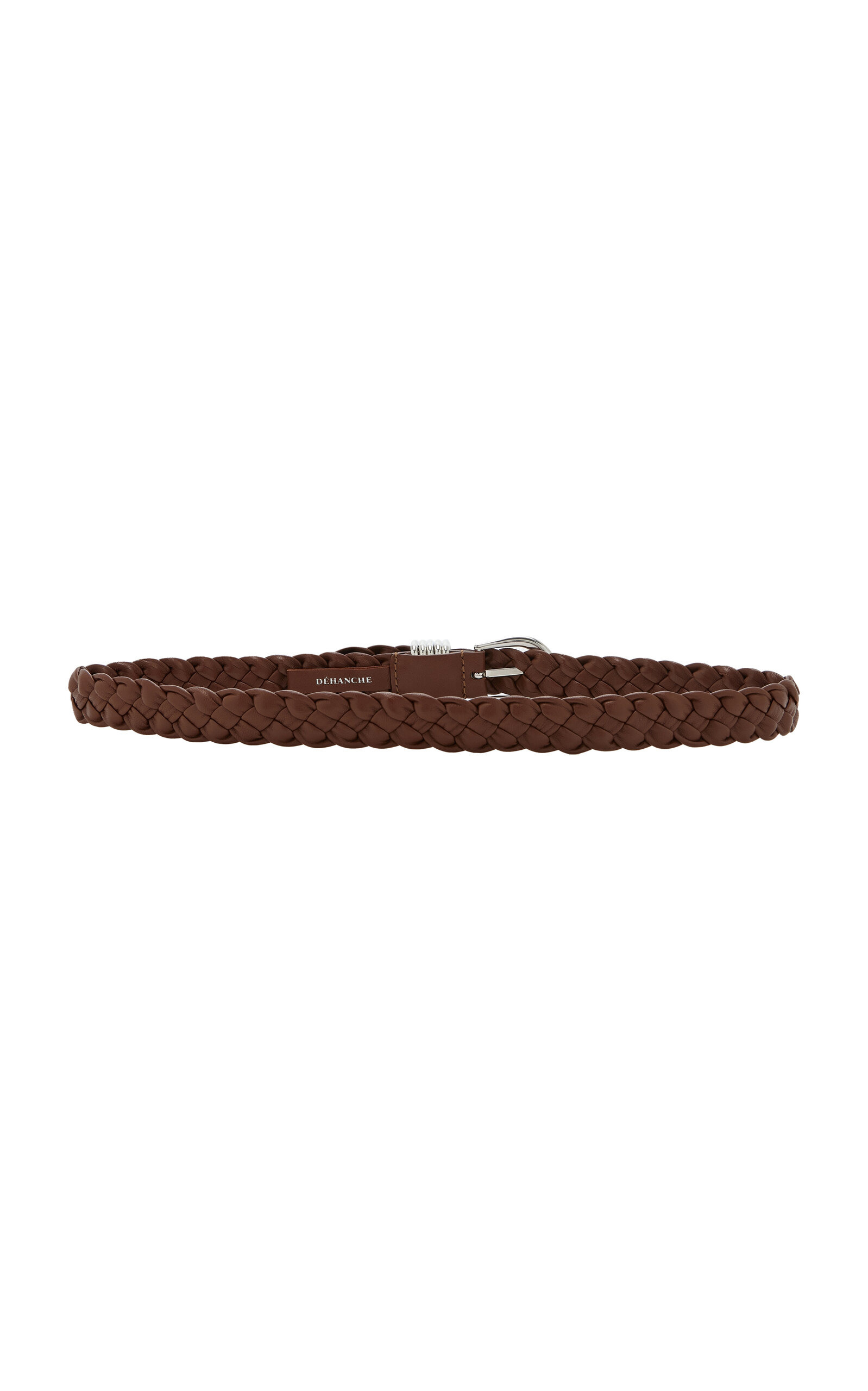 Hollyhock Braided Leather Belt brown - 3