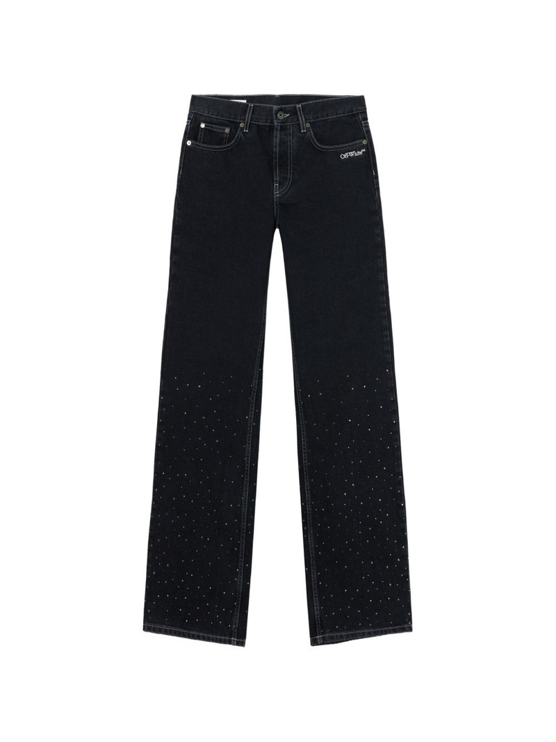 x Swarovski crystal-embellished jeans 1