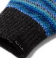 Striped Wool Gloves - 4