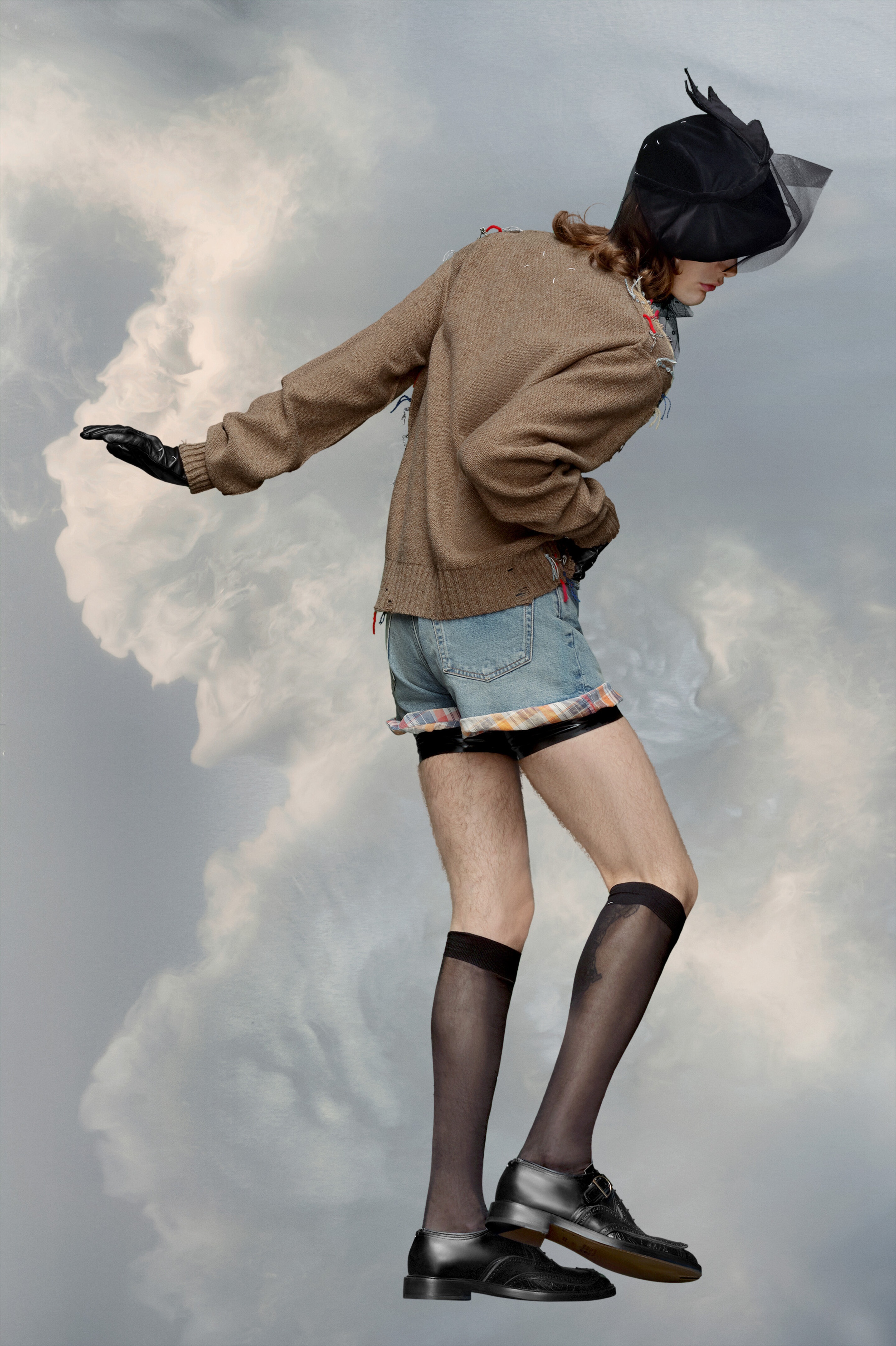 Cut-out knit cardigan - 4