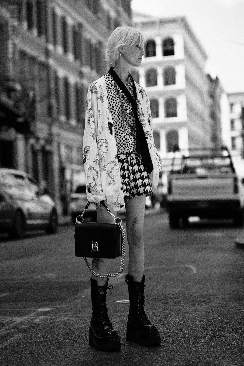 R13 PRINTED BOYFRIEND CARDIGAN outlook