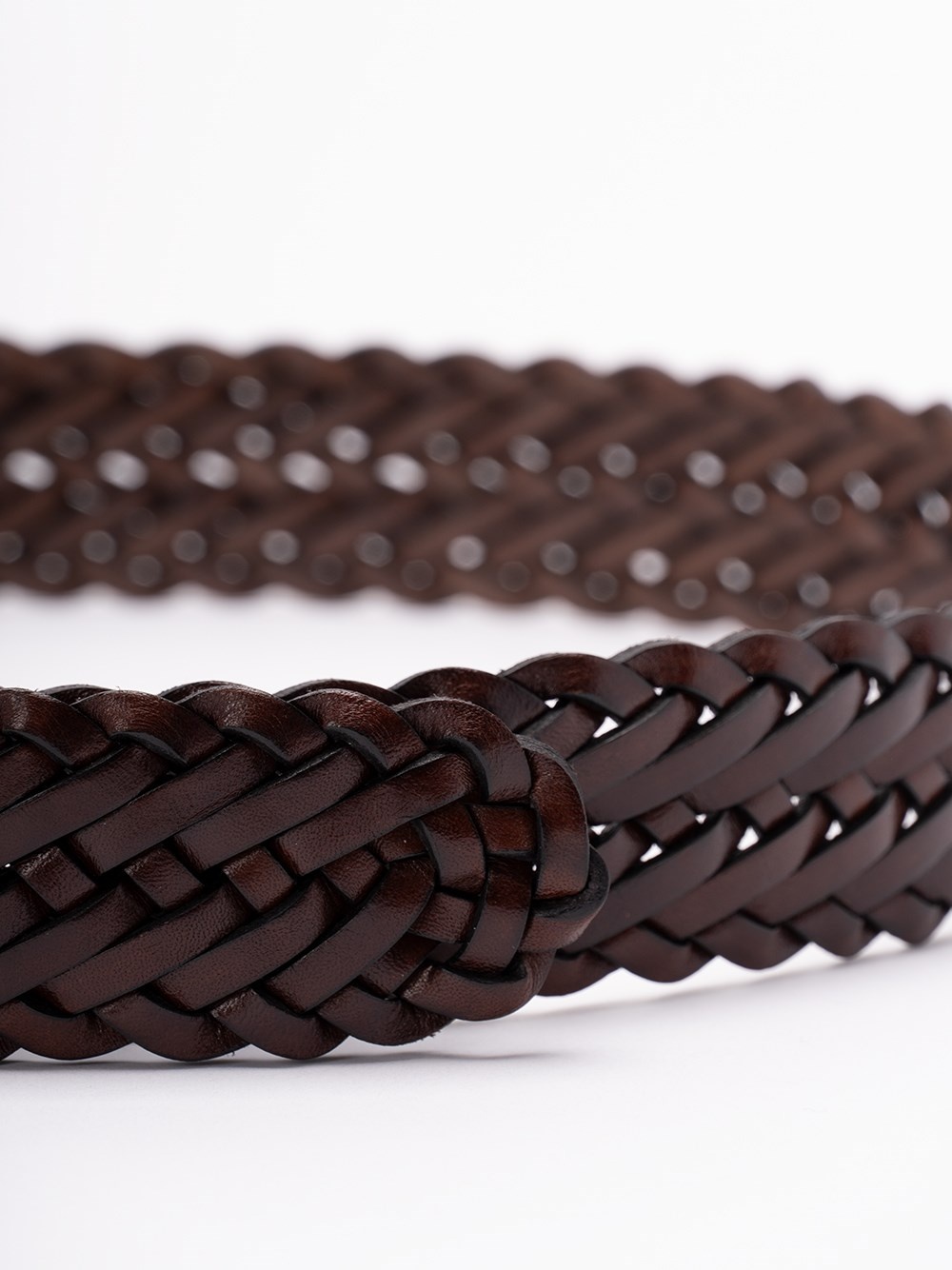 Woven Leather Belt - 2