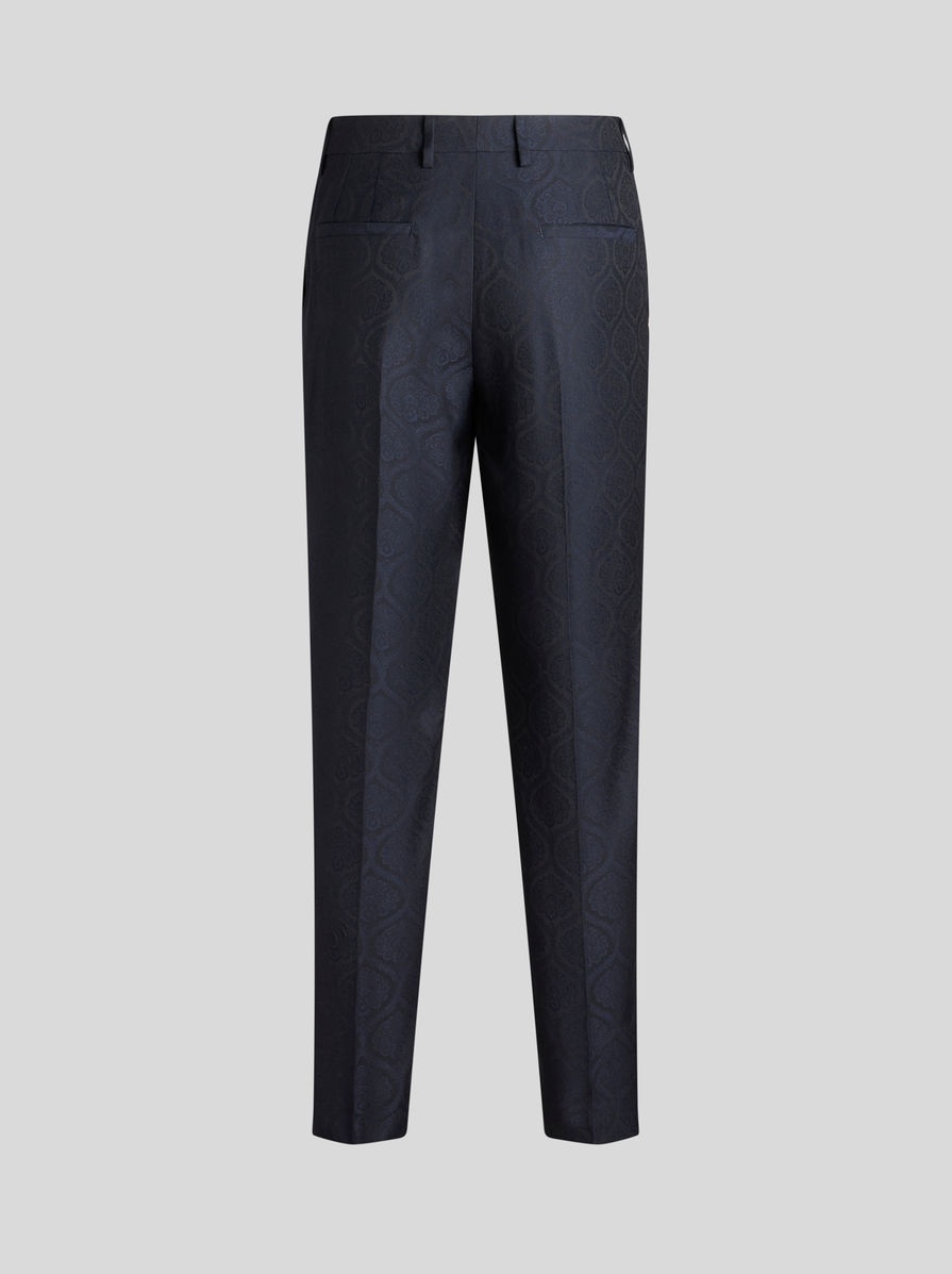 JACQUARD CIGARETTE TROUSERS - 5