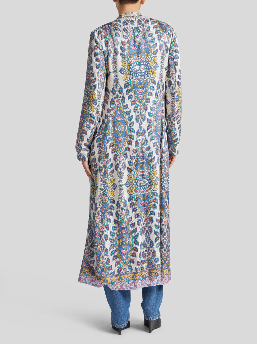 DUSTER COAT WITH PEGASO BUTTONS - 4