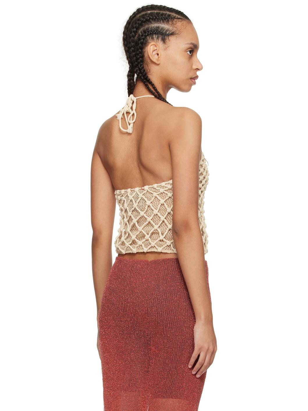 SSENSE Exclusive High Halter Neck Top - 3