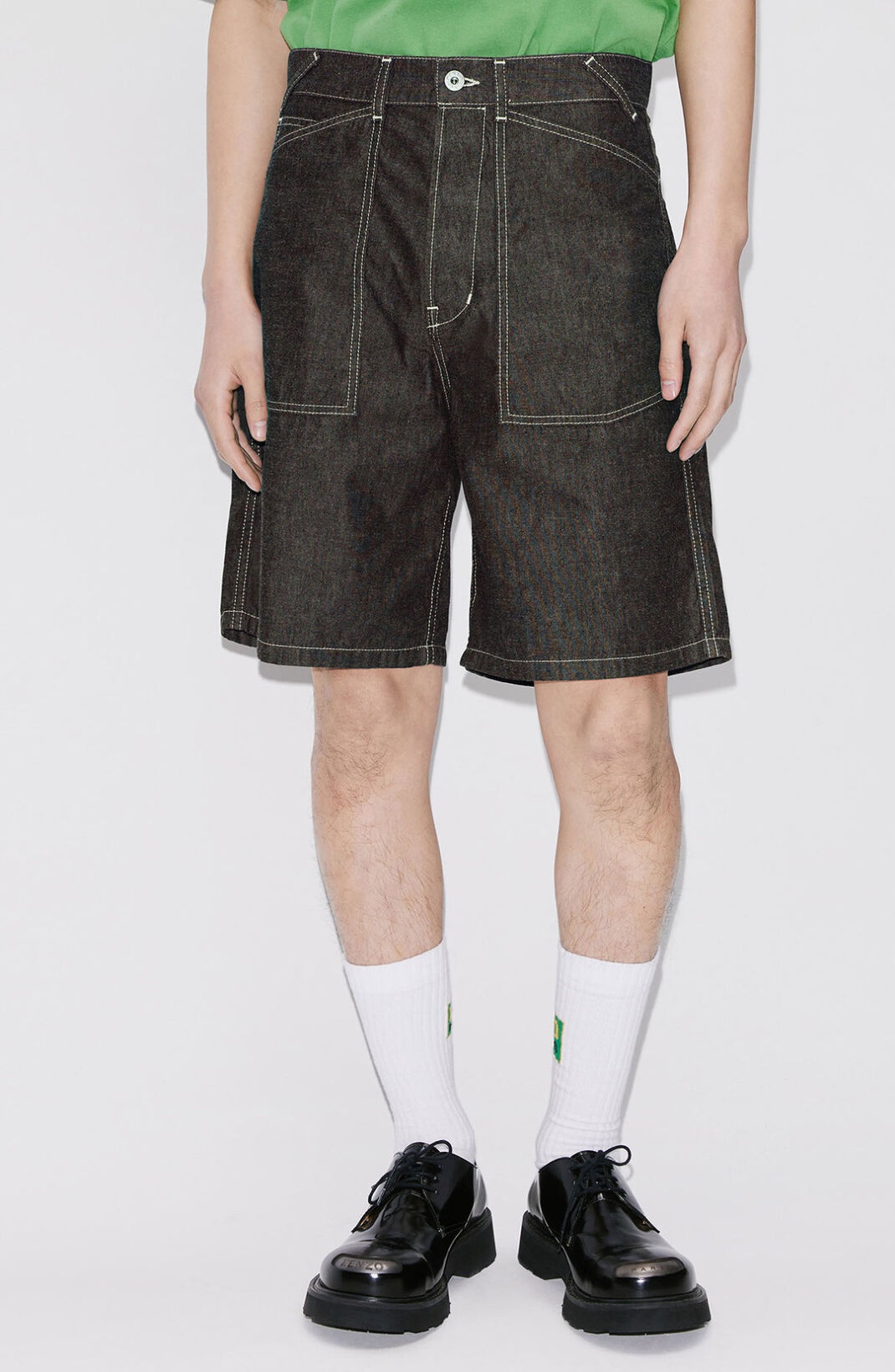 Loose-fit SAILOR denim shorts - 3
