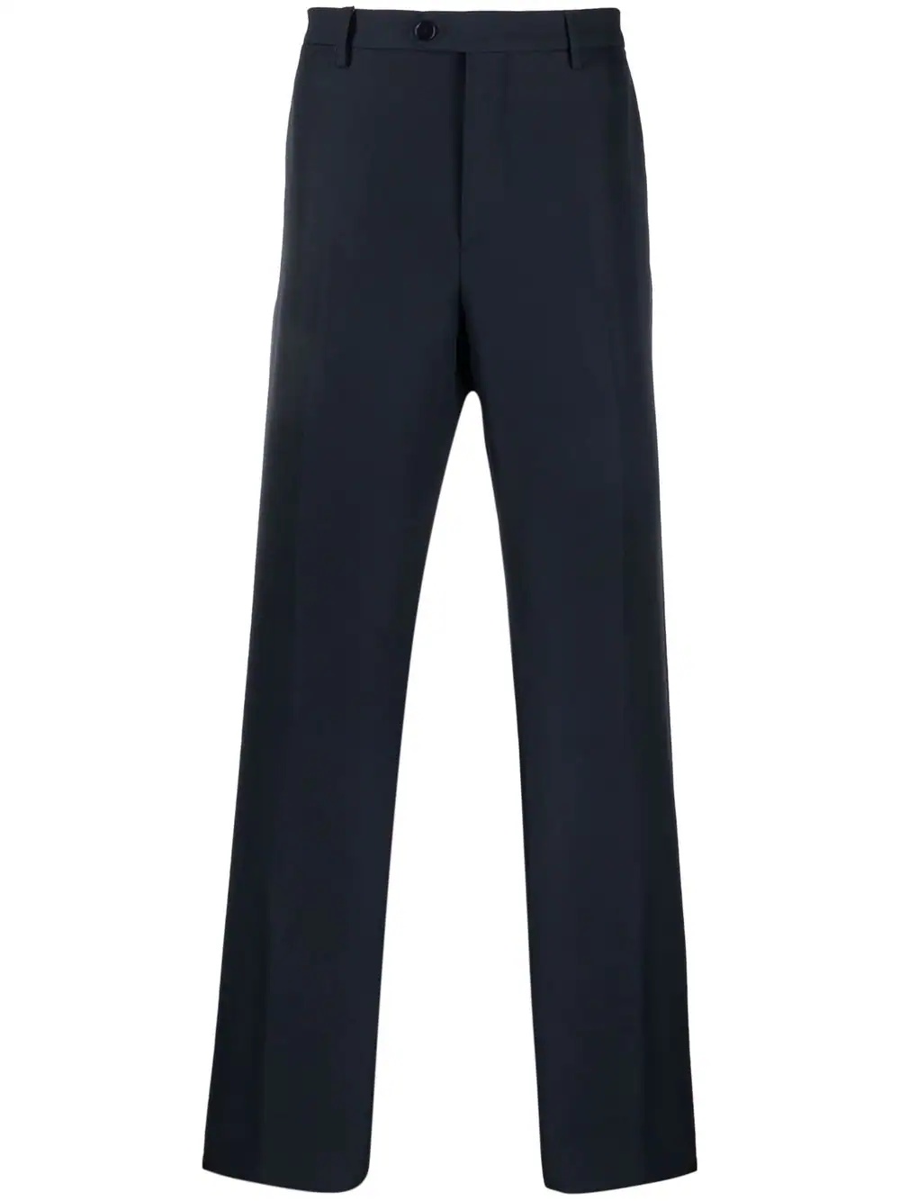 pressed-crease tailored trousers - 1