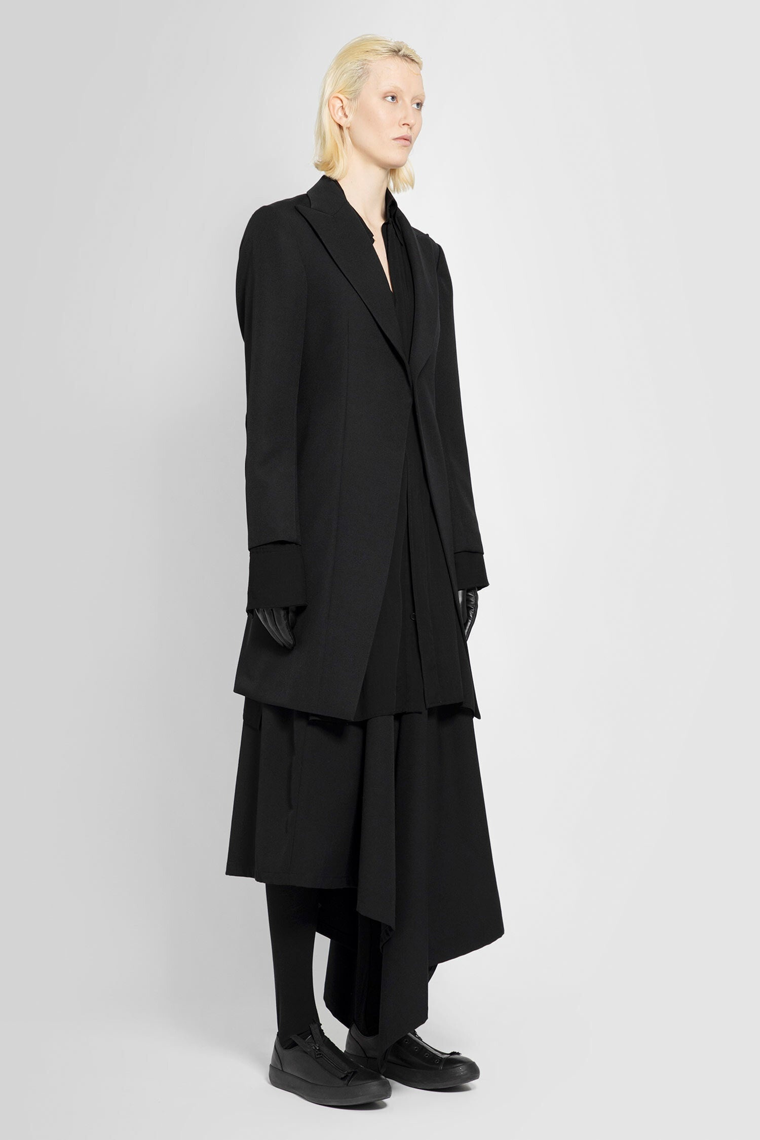 YOHJI YAMAMOTO WOMAN BLACK BLAZERS - 2