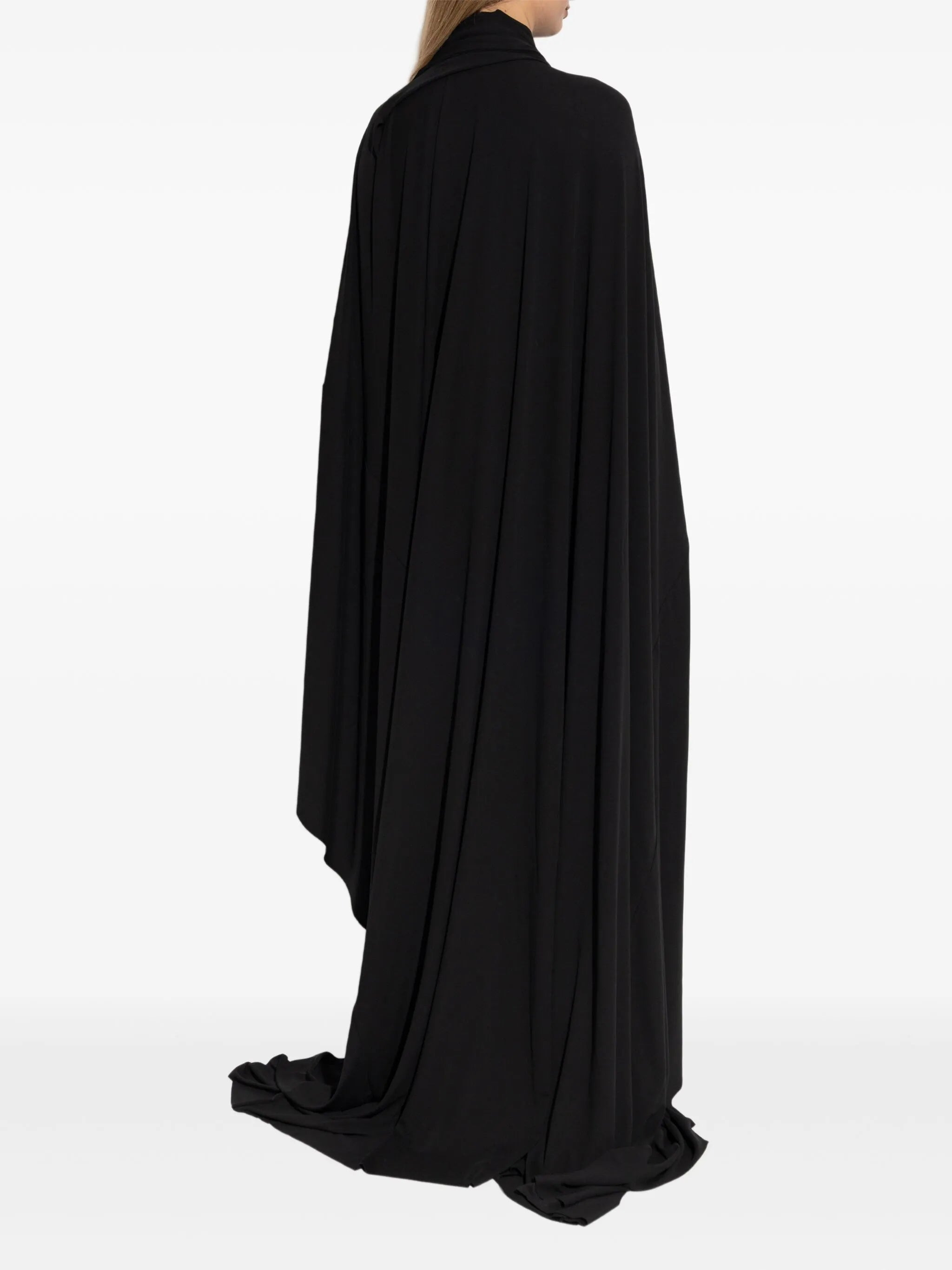 Balenciaga Black Stretch Viscose Dress - 5