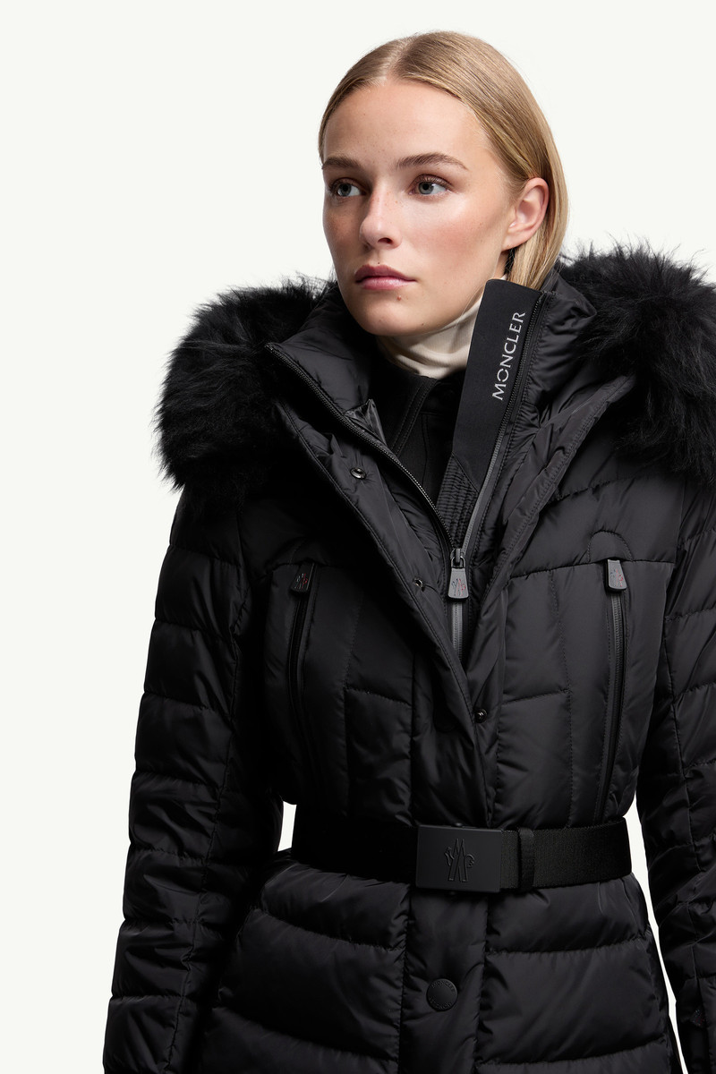 Beverley Hooded Shearling-Trimmed Ski Down Jacket 7