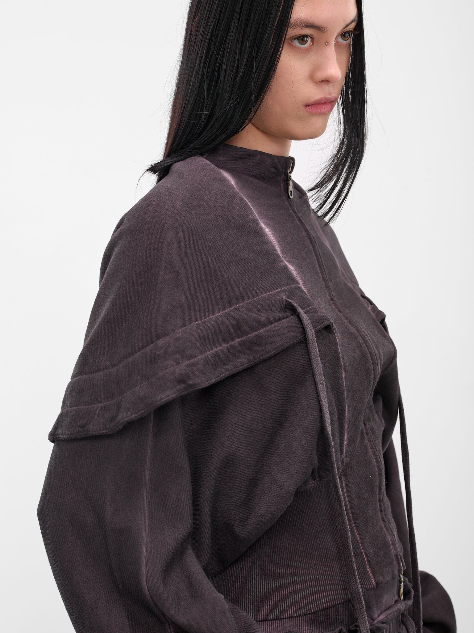 Espresso Brown Oversized Haze Hoodie - 4